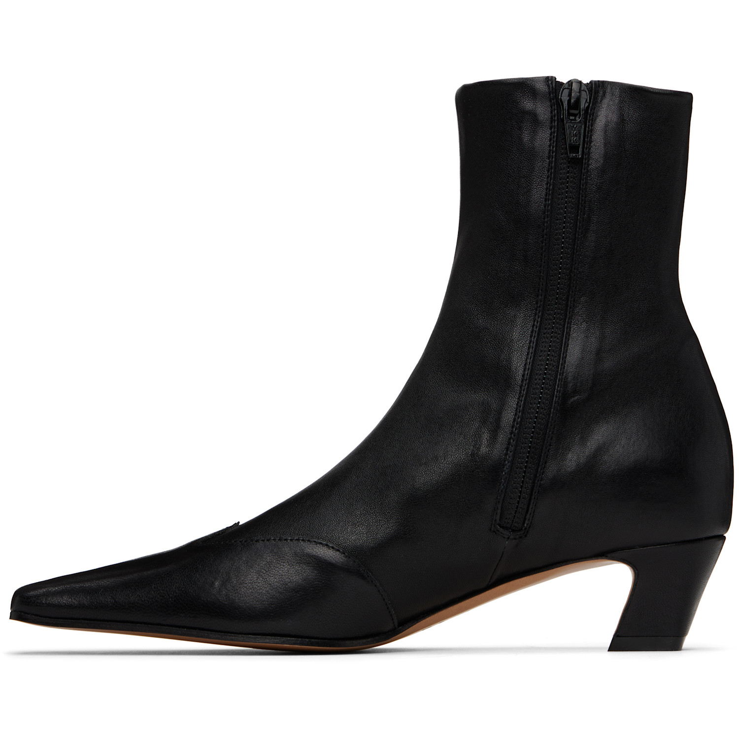  Khaite Black Nevada Stretch Low Boots 