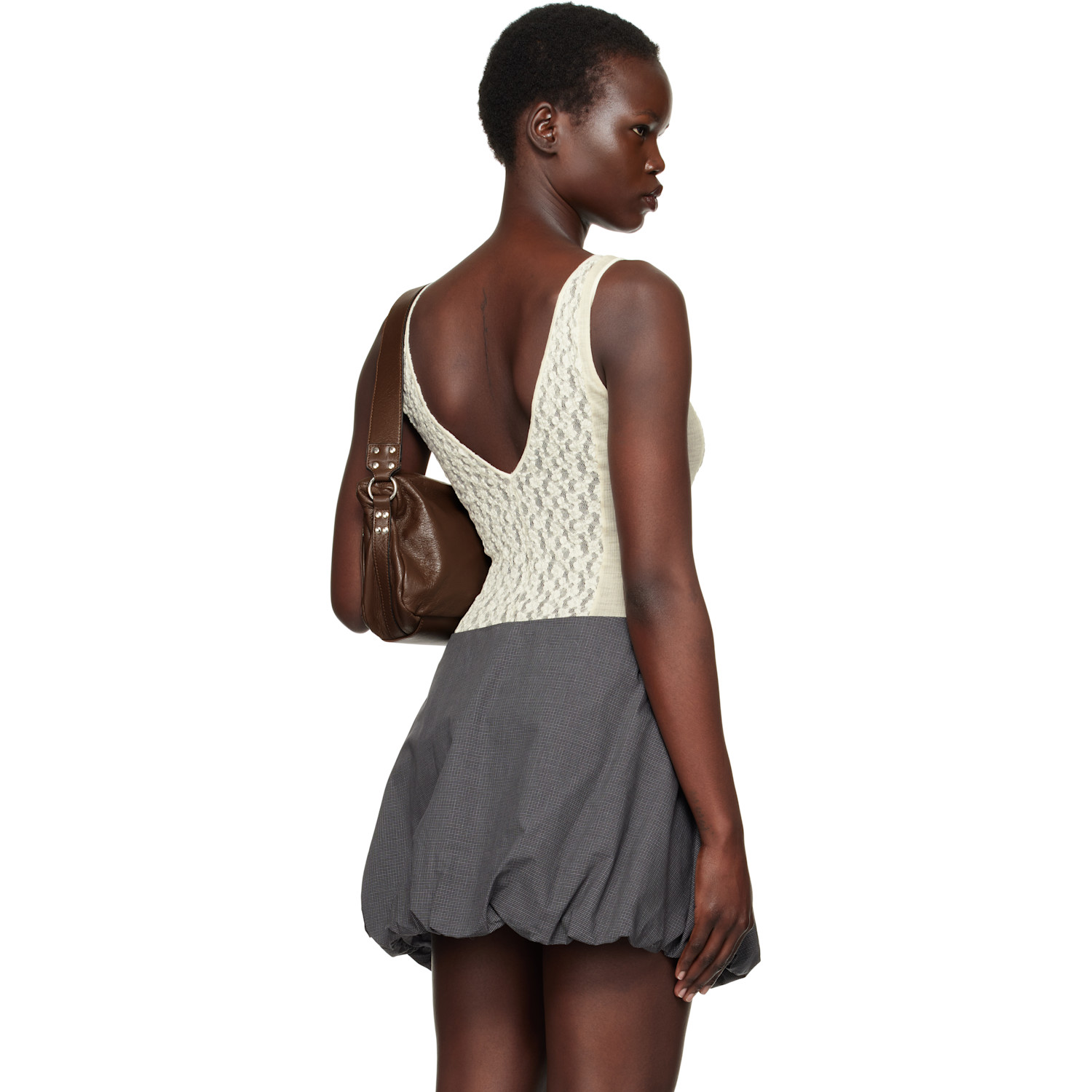  Baserange Off-white Crescent Bodysuit 