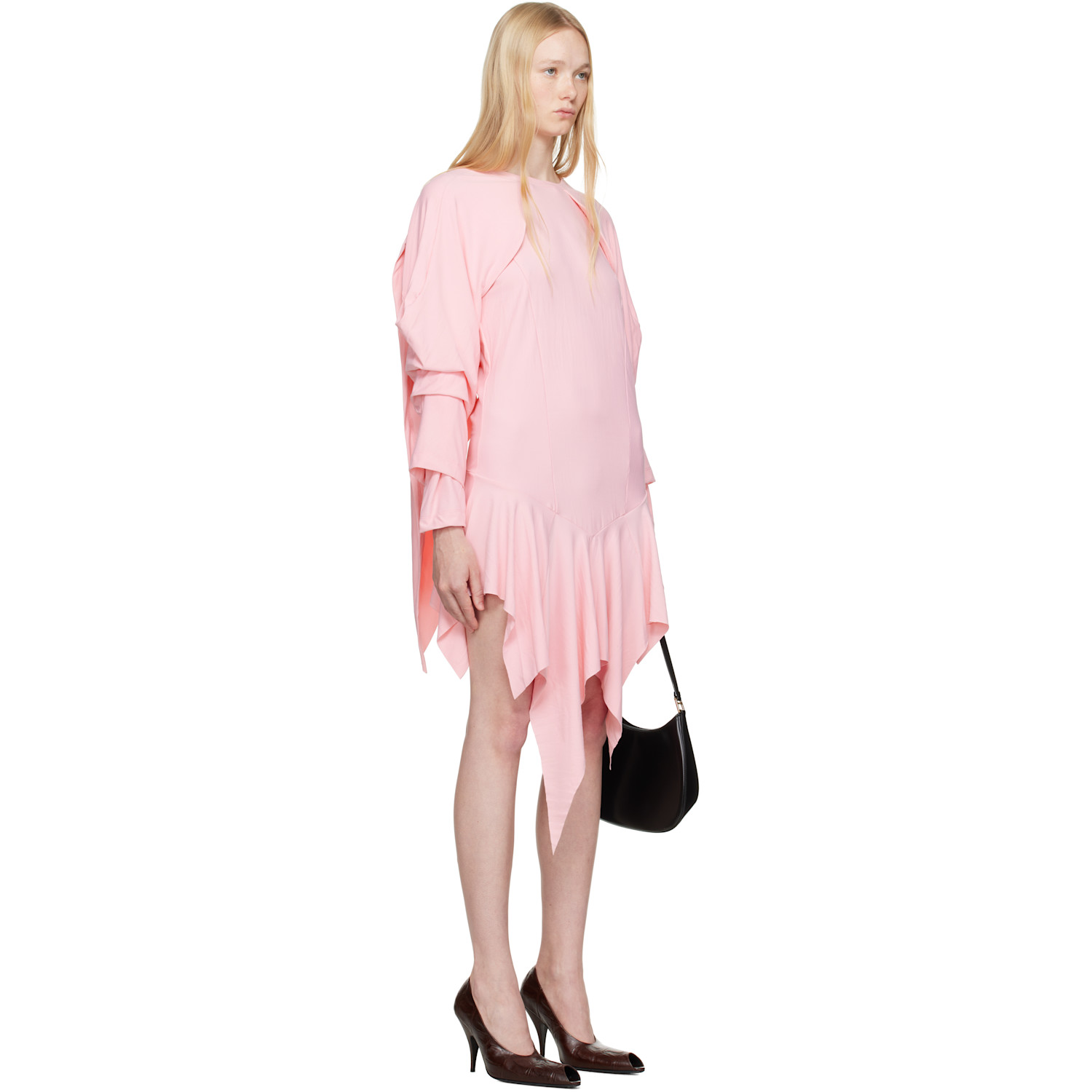  Ashley Williams Pink Wing Minidress 
