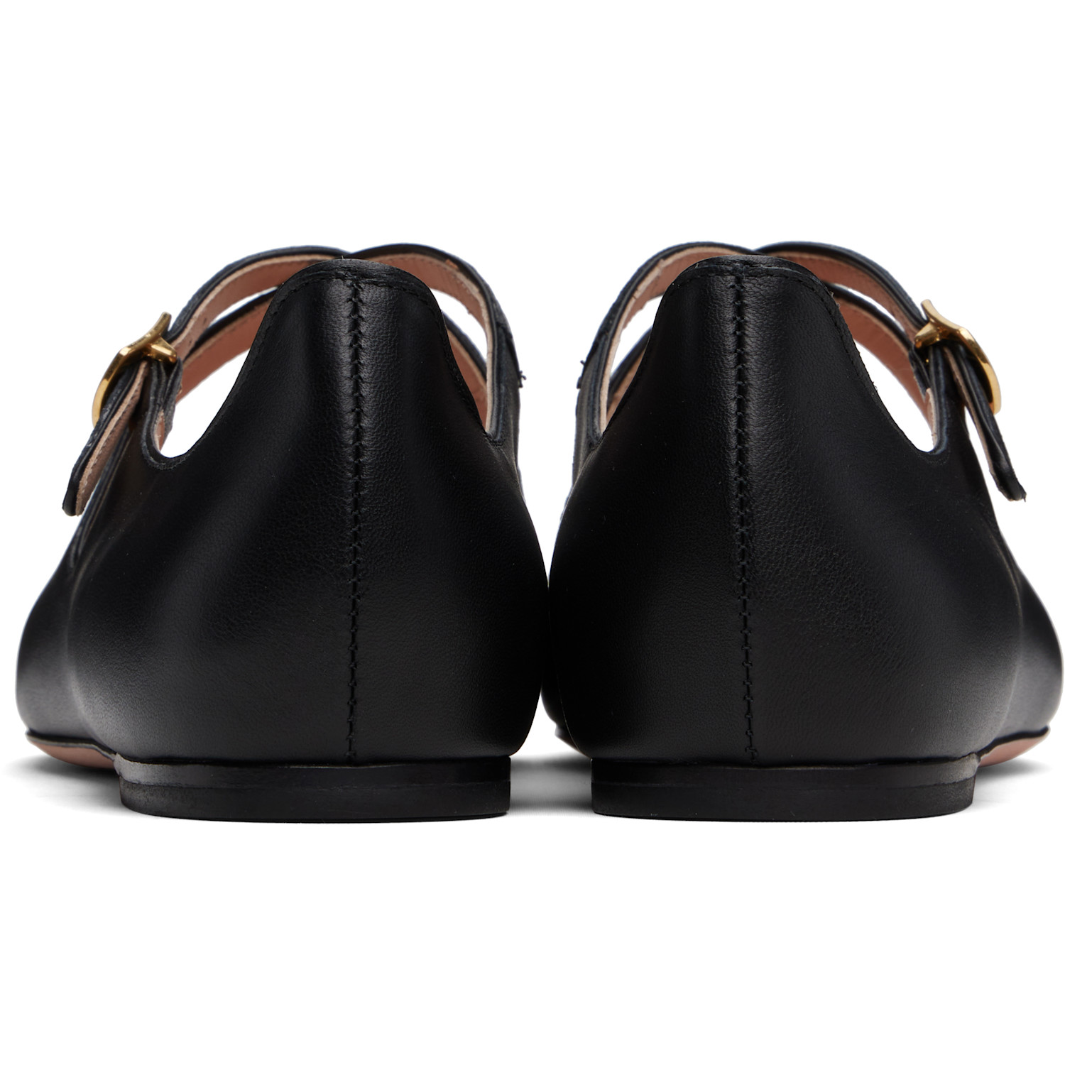  Bally Black Ballyrina Ballerina Flats 