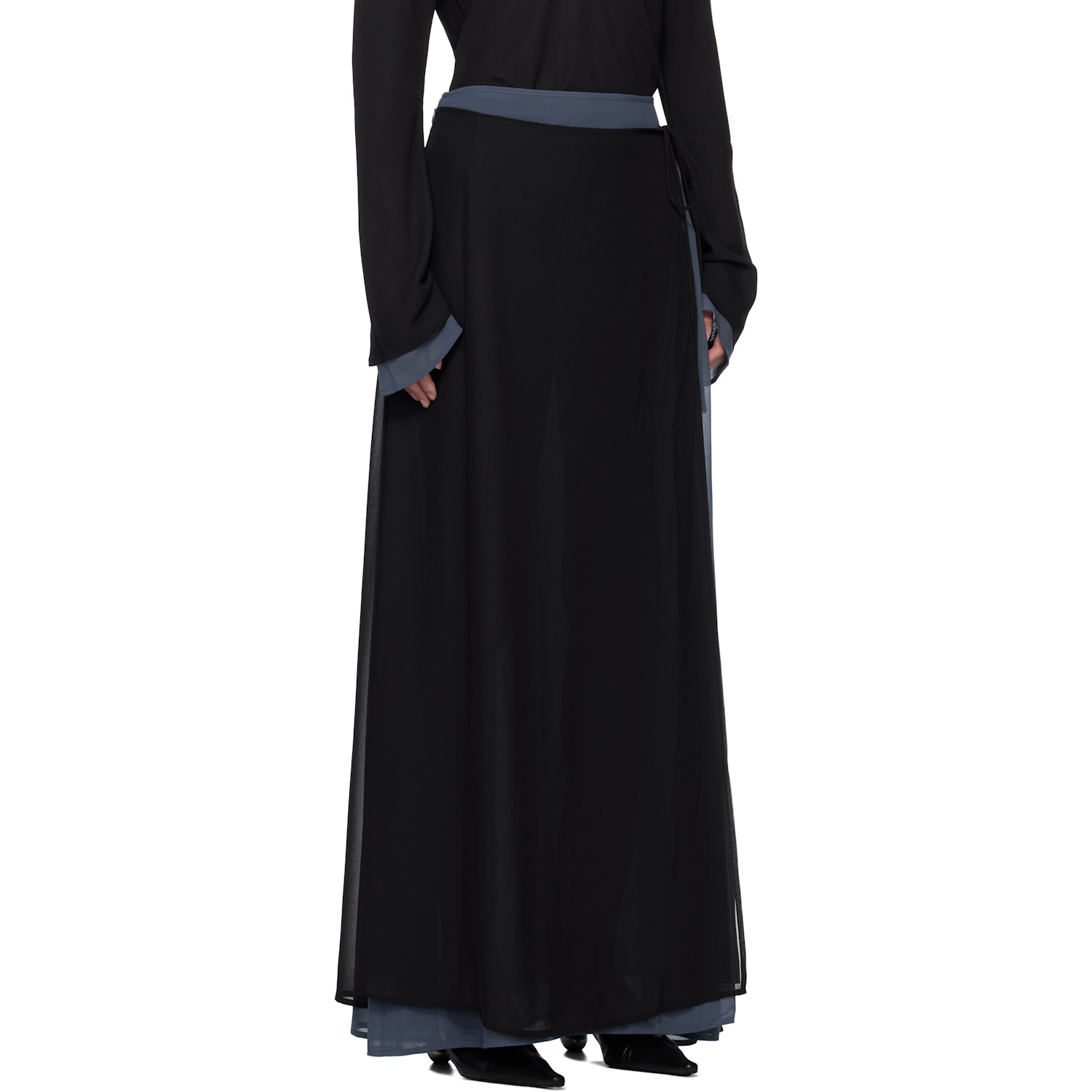  Holzweiler Black & Blue Leika Maxi Skirt 