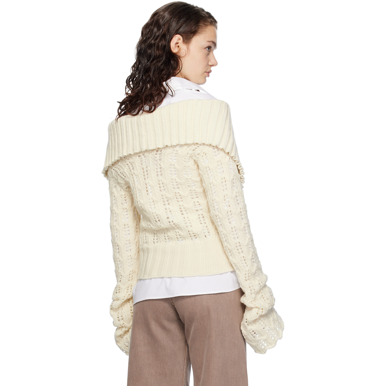  Holzweiler Off-white Sophie Cardigan 