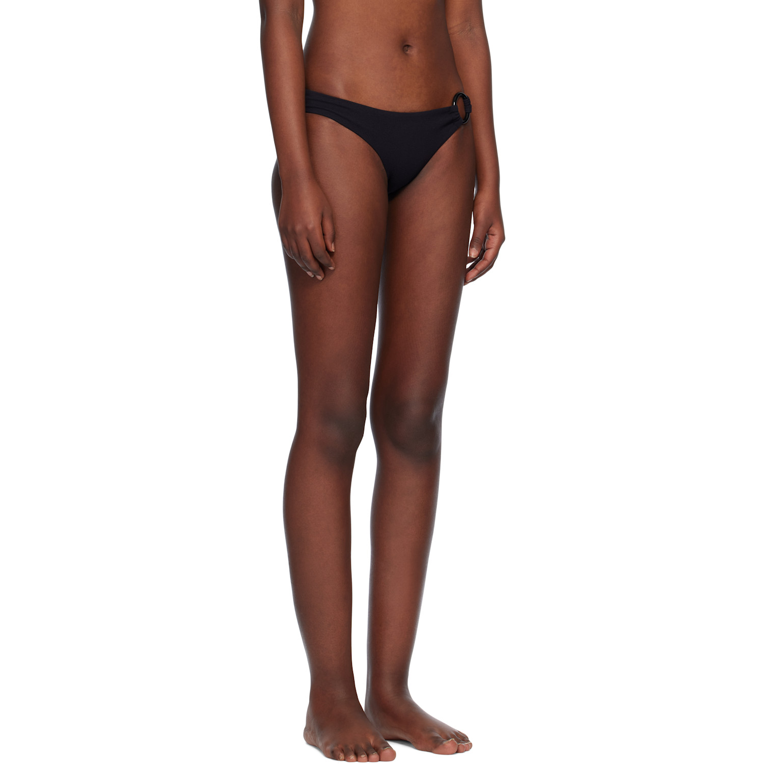  Matteau Black Ring Bikini Bottom 
