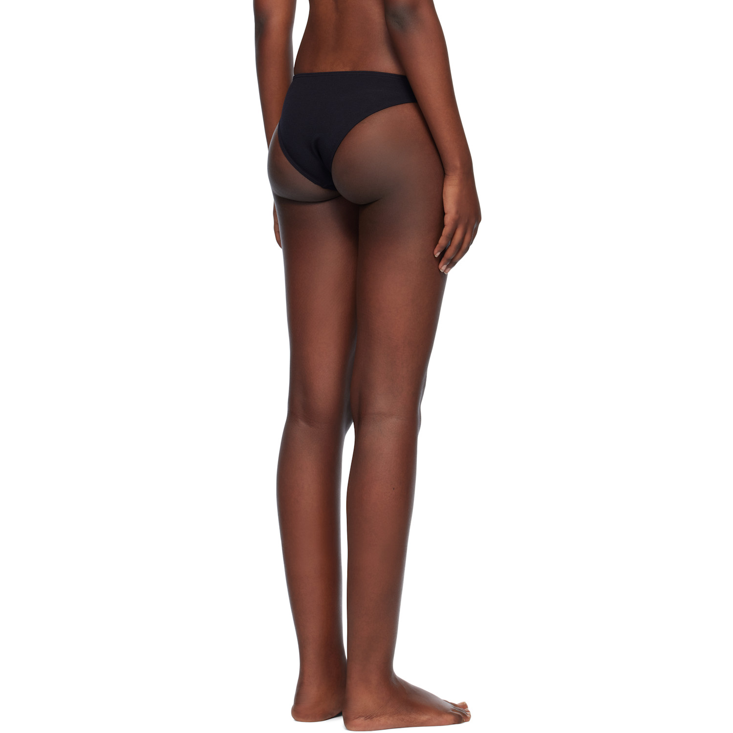  Matteau Black Ring Bikini Bottom 