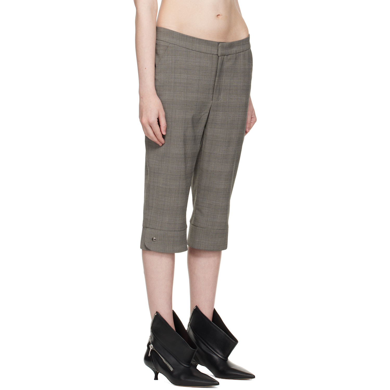  Fidan Novruzova Gray Teo Capri Trousers 