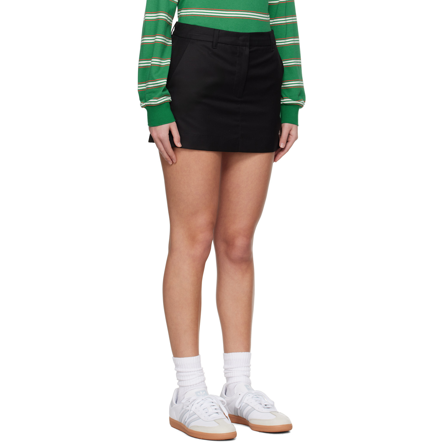  Dunst Black Micro Miniskirt 
