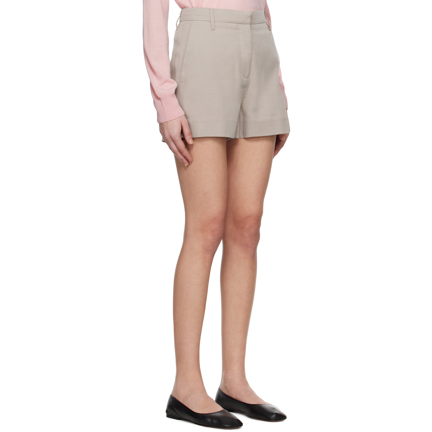  Remain Birger Christensen Gray Suiting Bermuda Shorts 
