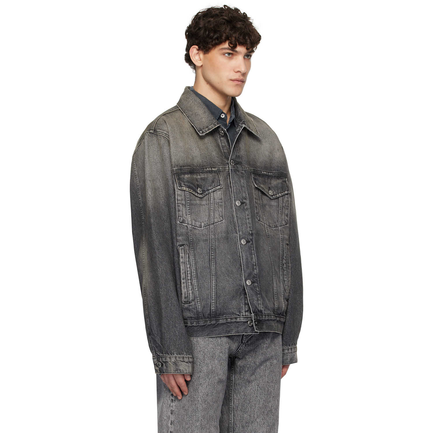  Hope Gray Bold Denim Jacket 