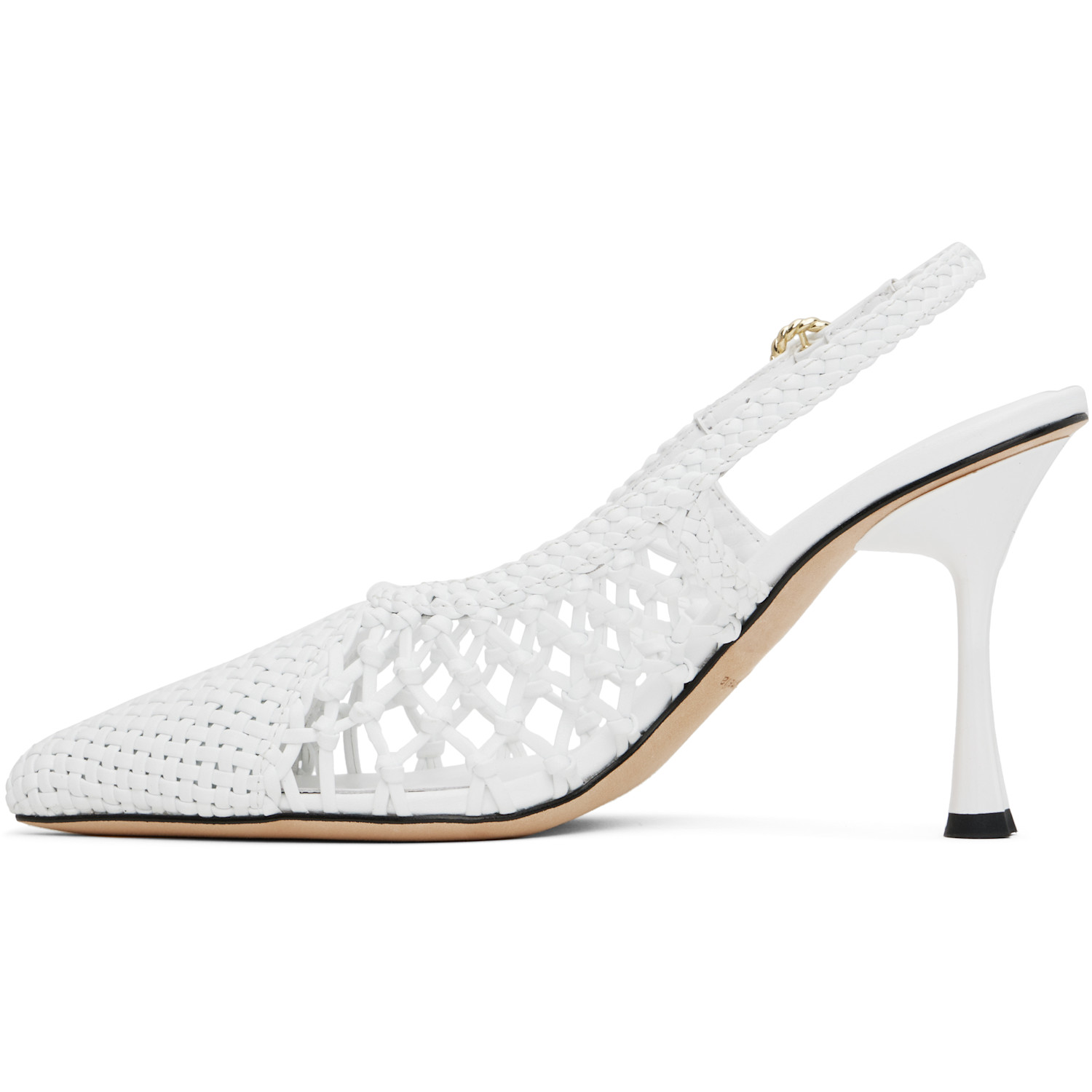  Studio Amelia White Nexus 90 Heels 