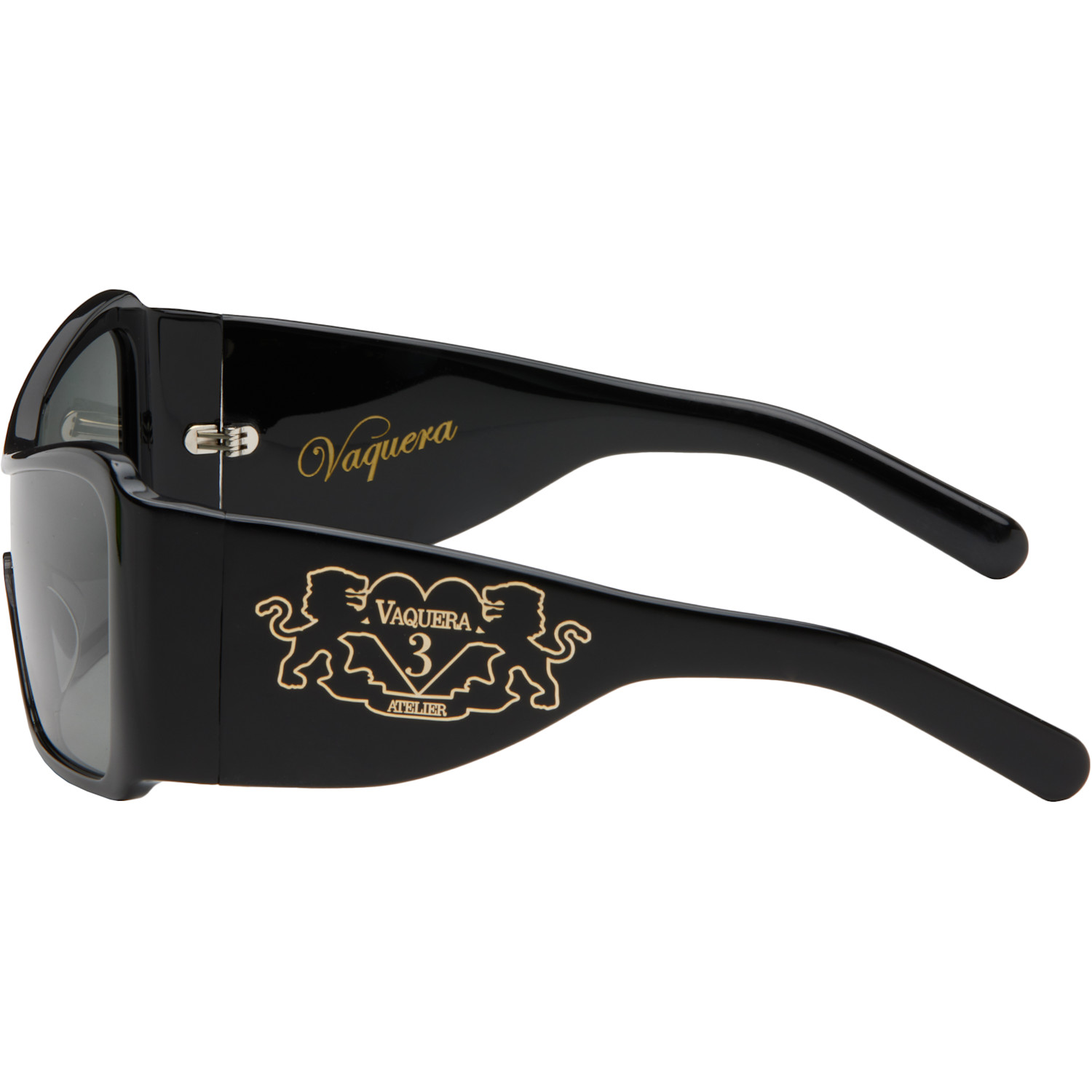  Vaquera Black Shield Sunglasses 