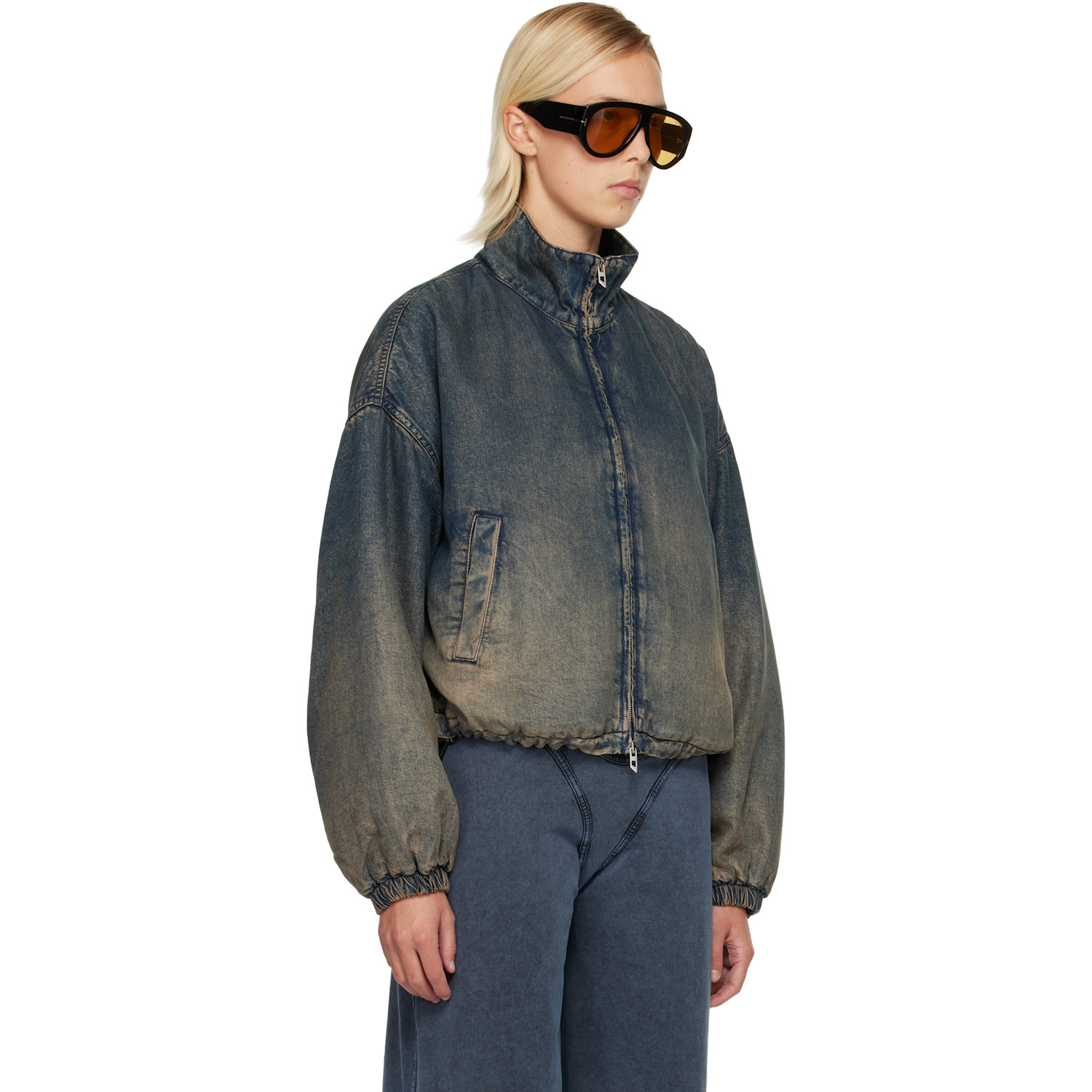  Diesel Blue De-flower-s Denim Jacket 
