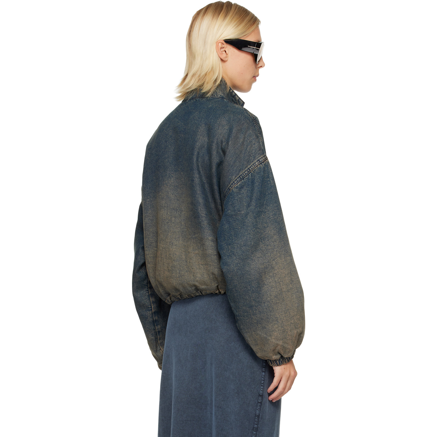  Diesel Blue De-flower-s Denim Jacket 