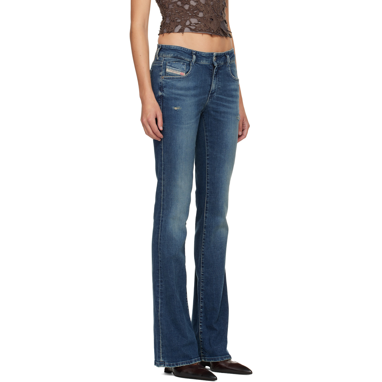  Diesel Blue Bootcut 1969 D-ebbey Jeans 
