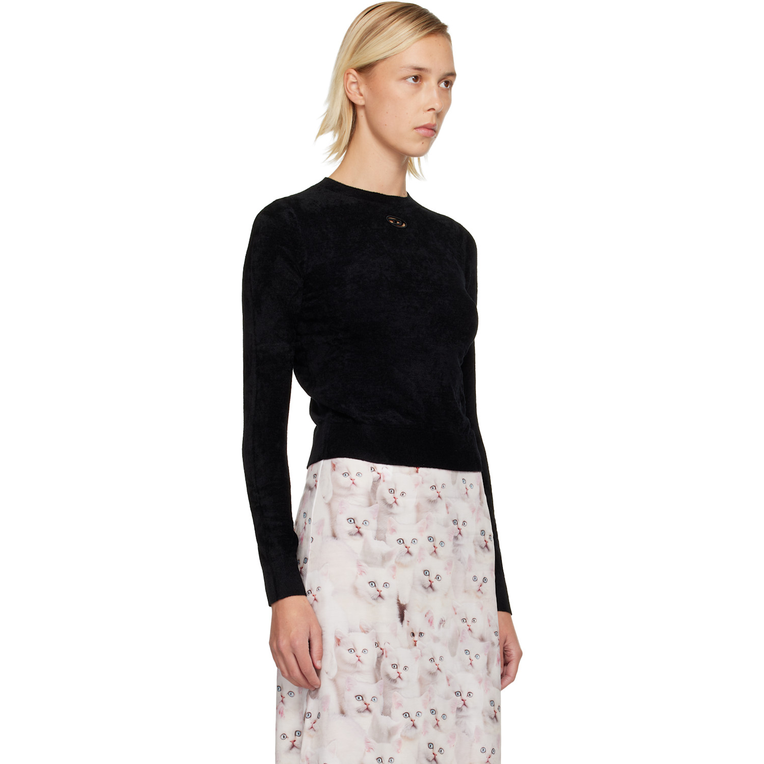  Diesel Black M-celia Sweater 