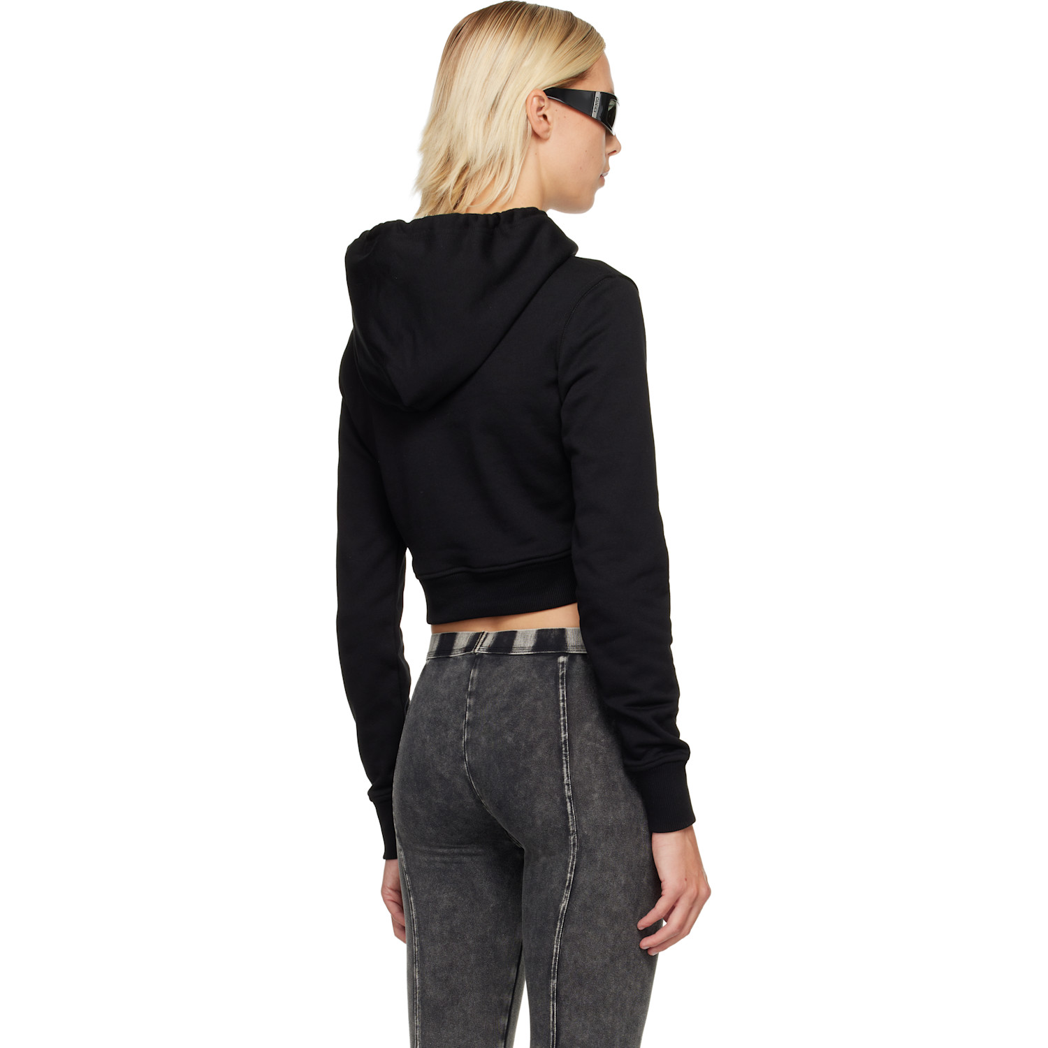  Diesel Black F-slimmy-hood-od Hoodie 