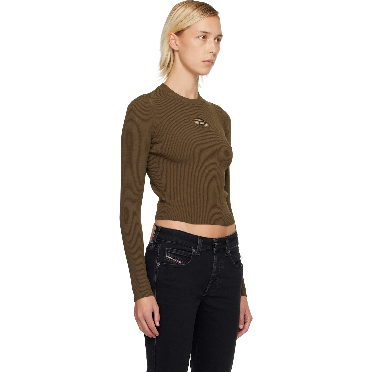  Diesel Khaki M-valari Sweater 