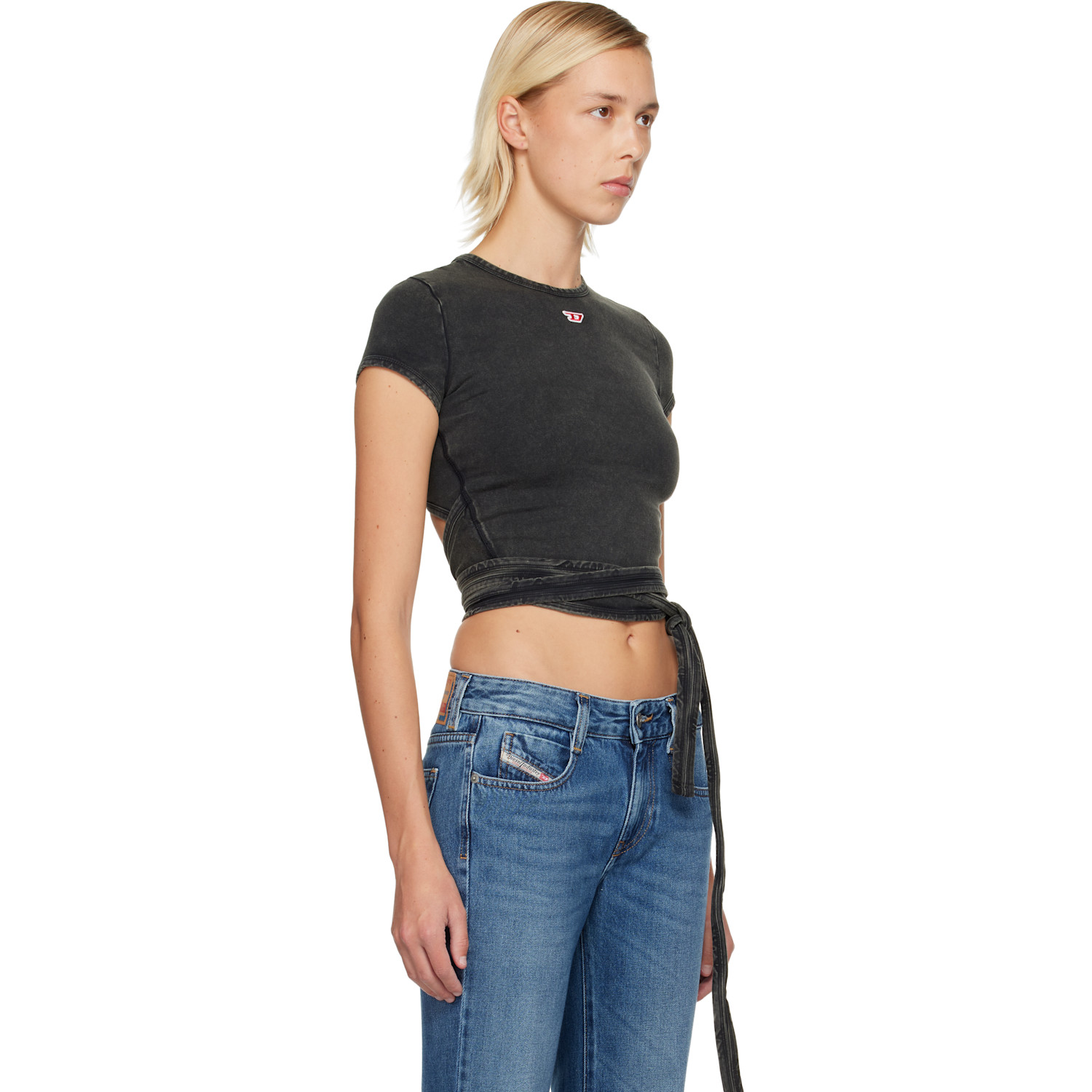  Diesel Black T-bunny-tail-r1 T-shirt 