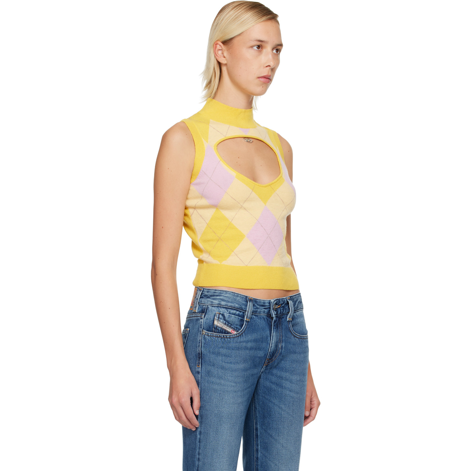  Diesel Yellow M-romko-sl Vest 