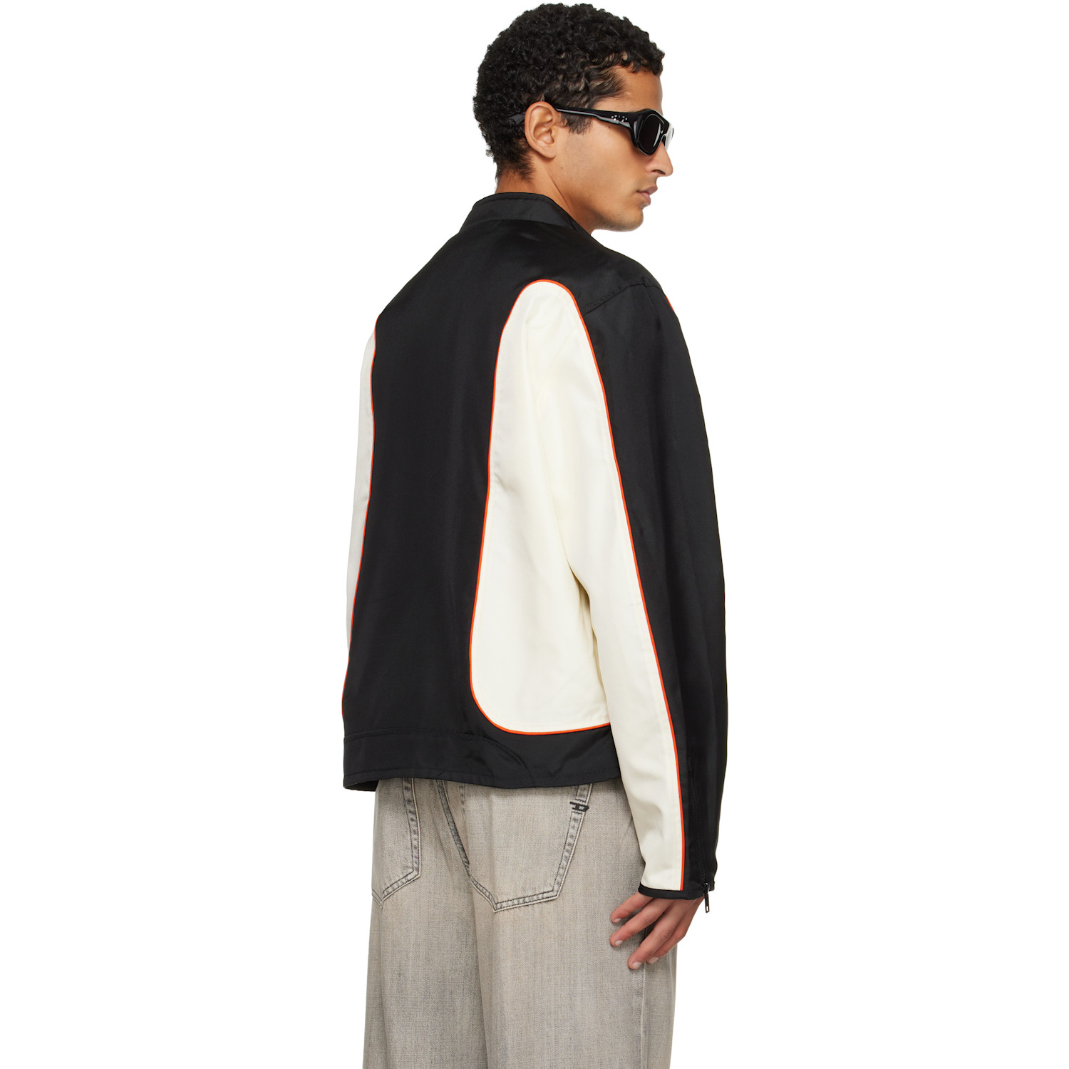  Diesel Black & White J-blink-wrd Jacket 