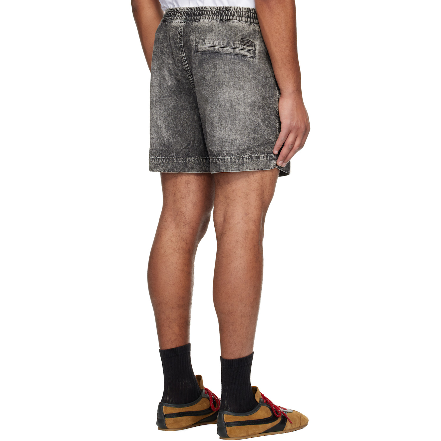  Diesel Gray D-tenni-s1 Denim Shorts 