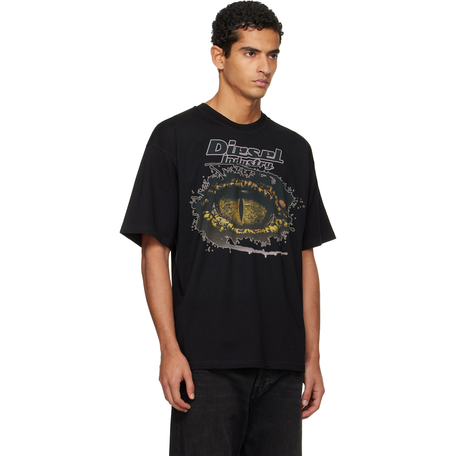  Diesel Black T-boxt-t25 T-shirt 