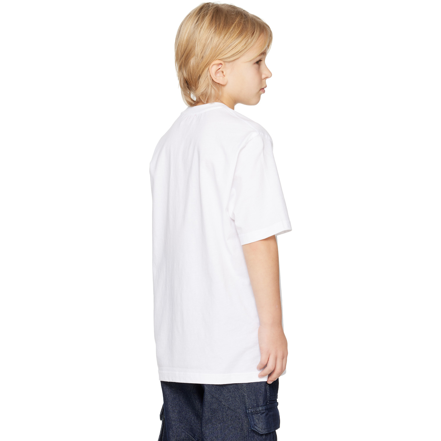  Diesel Kids White Treden Over T-shirt 