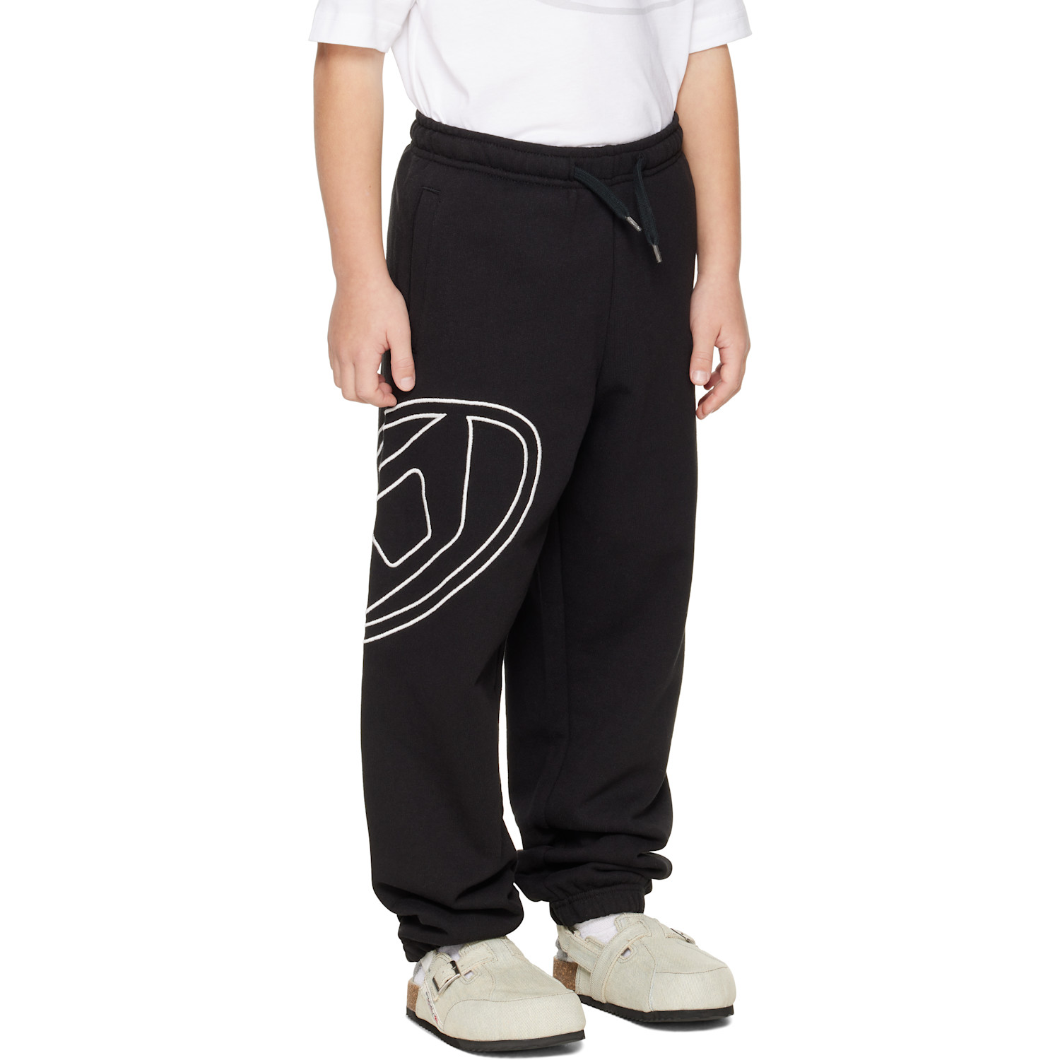  Diesel Kids Black Pmarkymegovald Sweatpants 