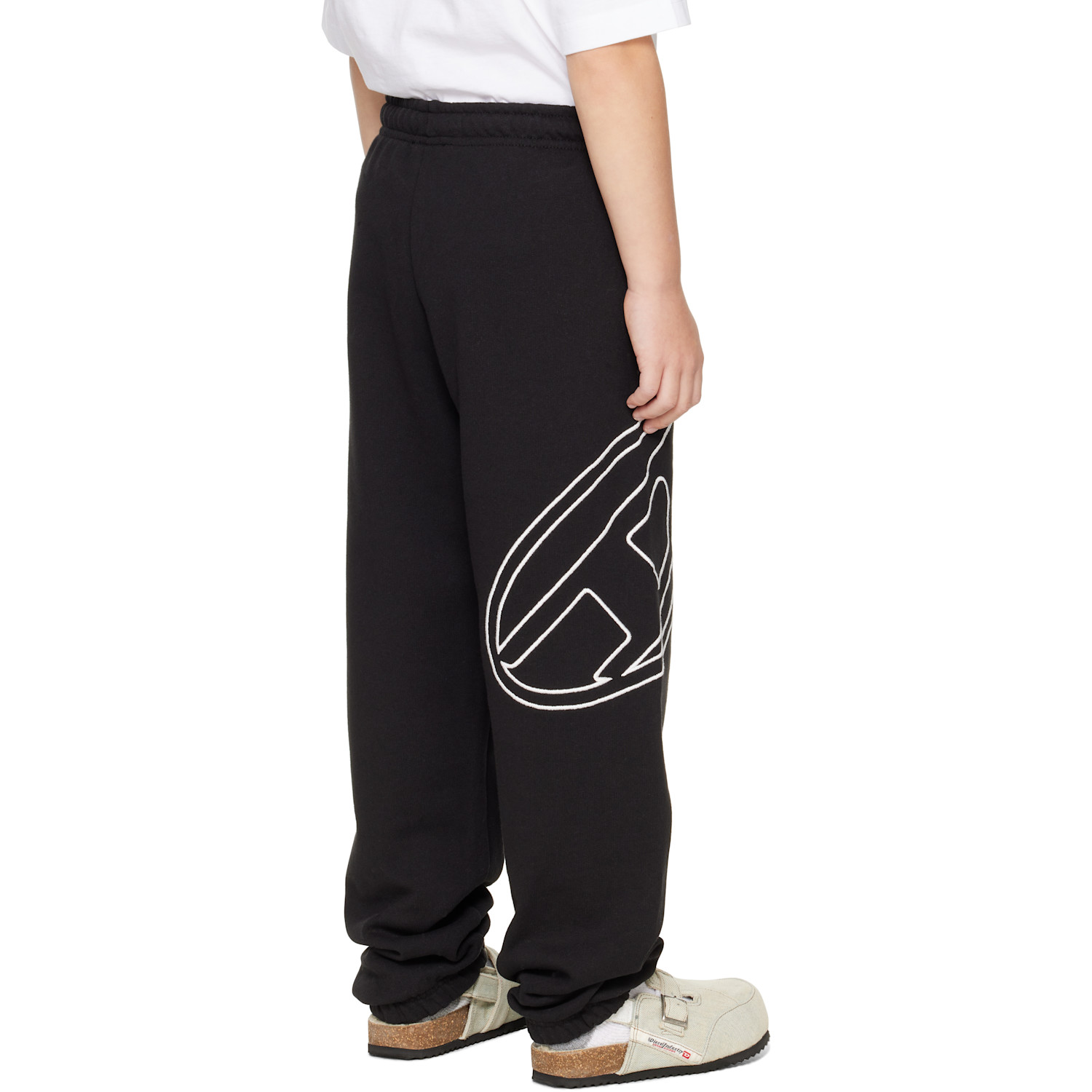  Diesel Kids Black Pmarkymegovald Sweatpants 