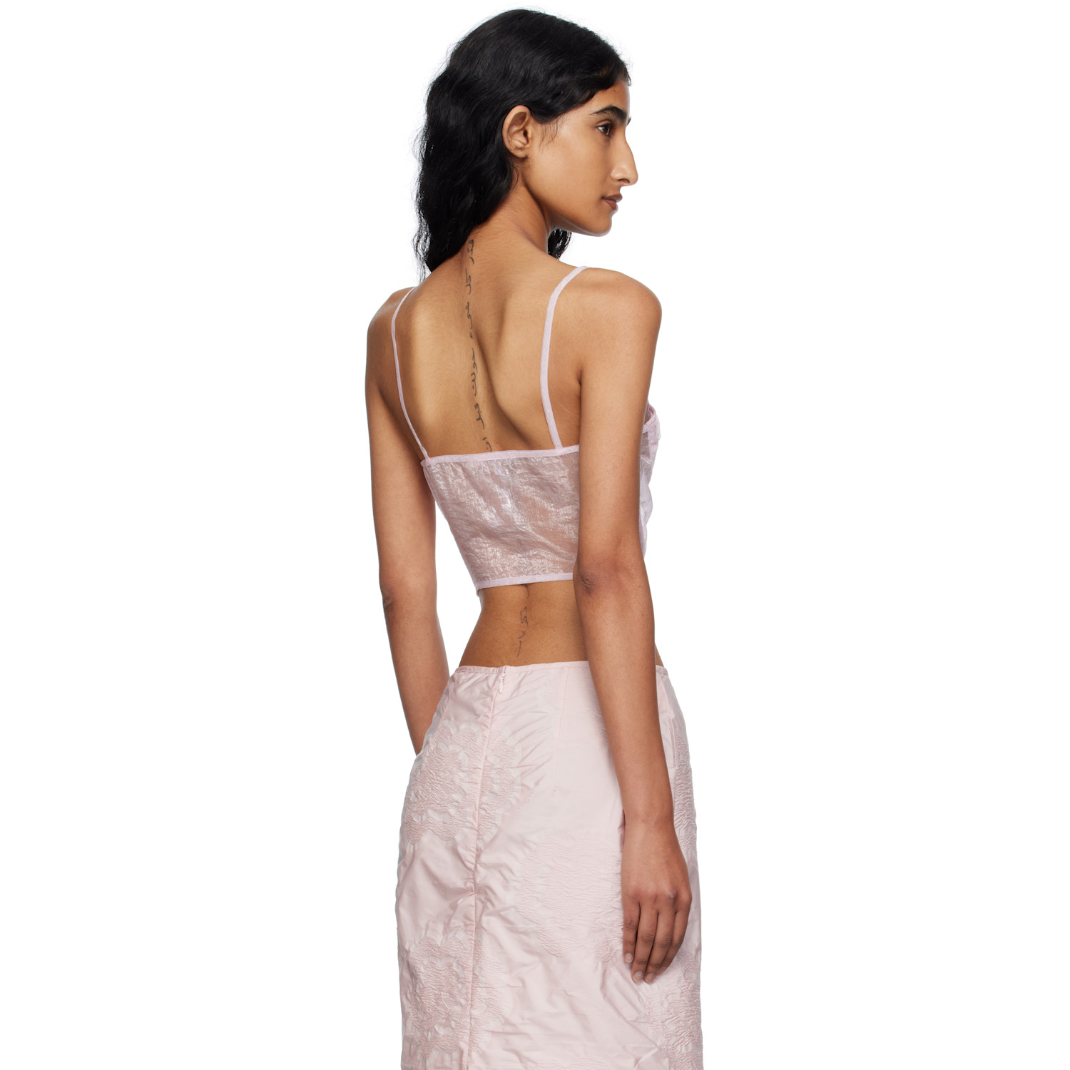  Cecilie Bahnsen Pink Anya Top 