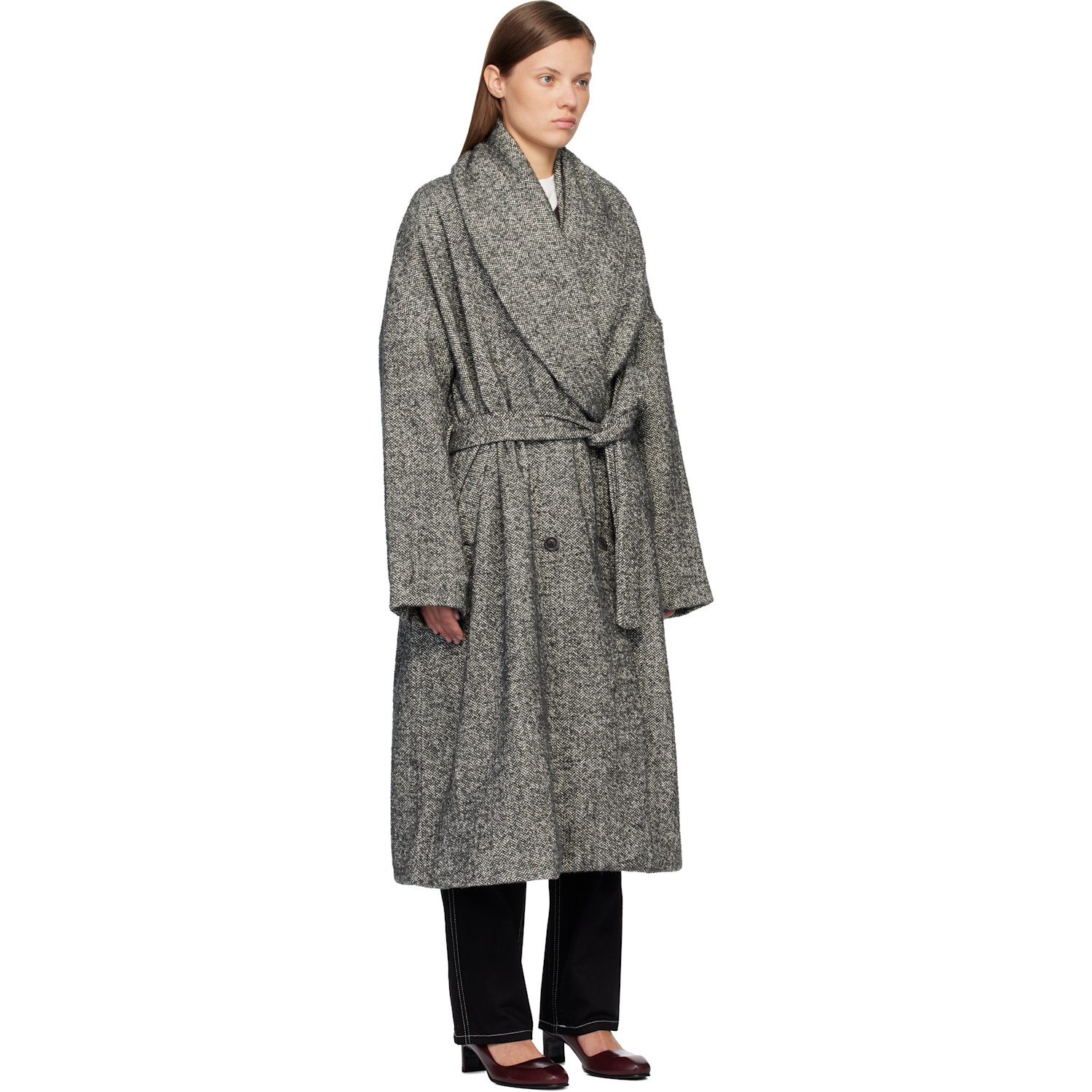  Casey Casey Gray Great Coat 