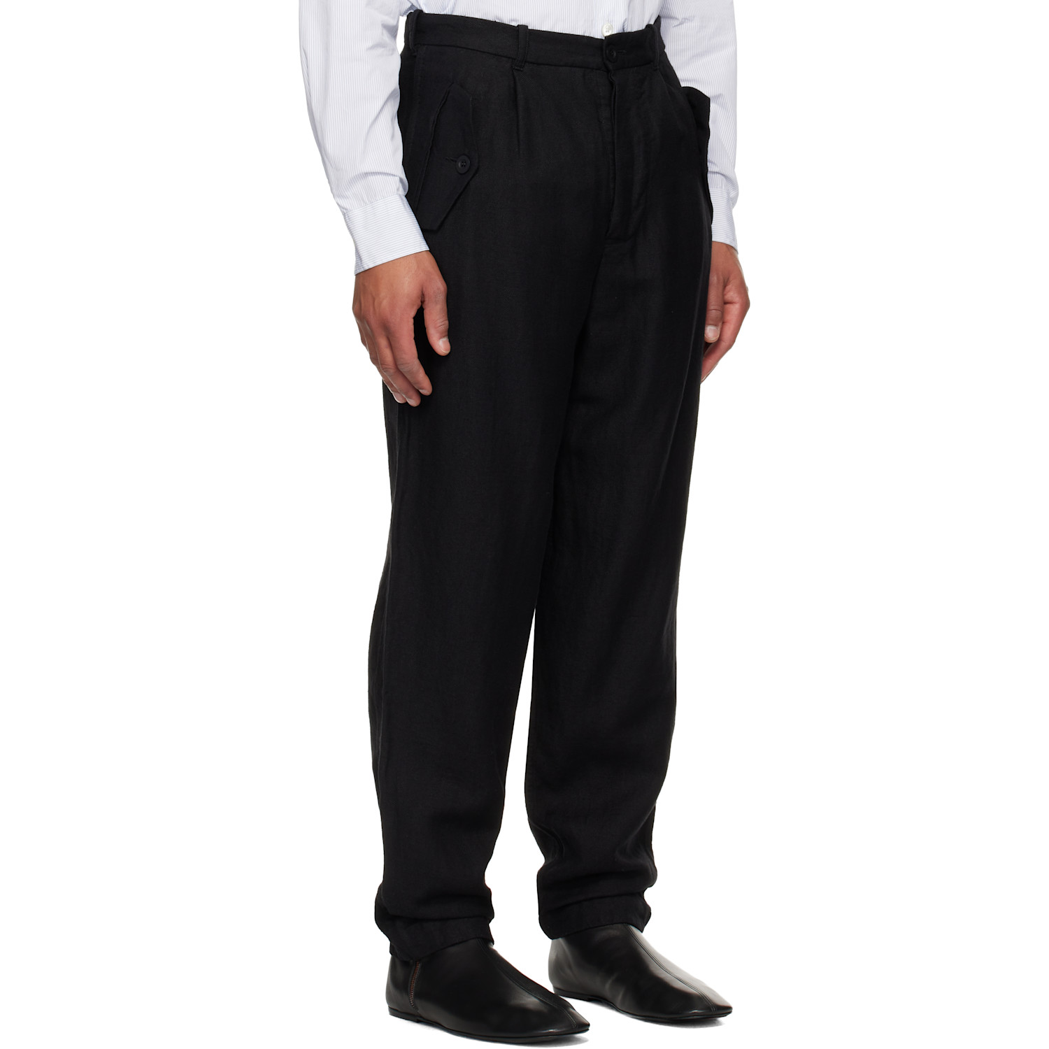  Casey Casey Black Hiroshi Trousers 