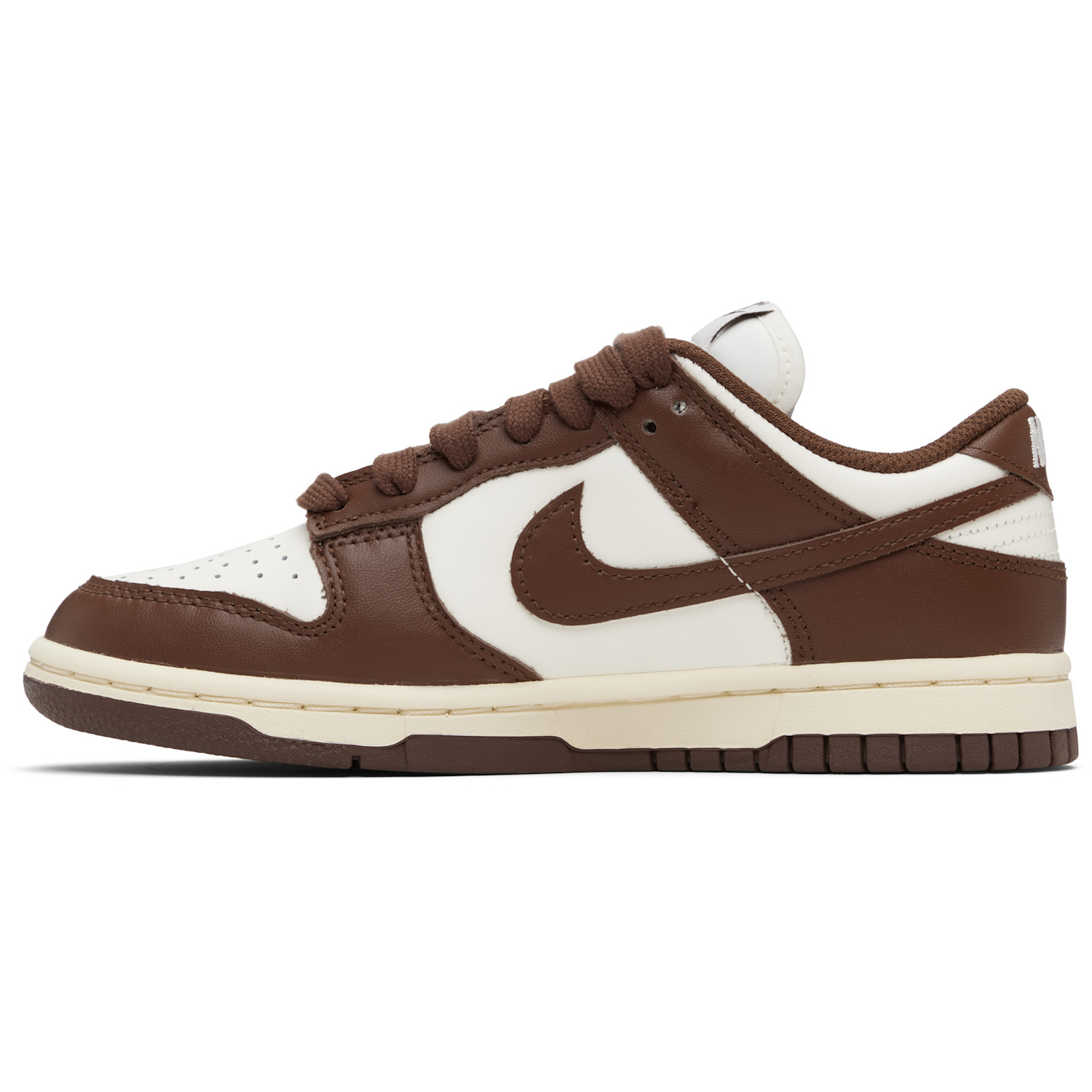  Nike White & Brown Dunk Low Sneakers 