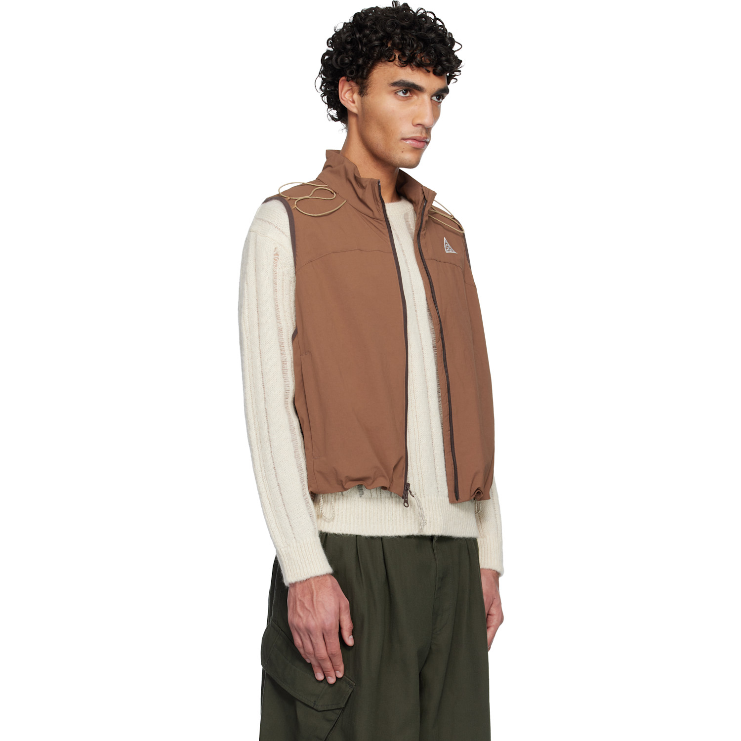  Nike Tan Nike Acg 'death Bloom' Vest 