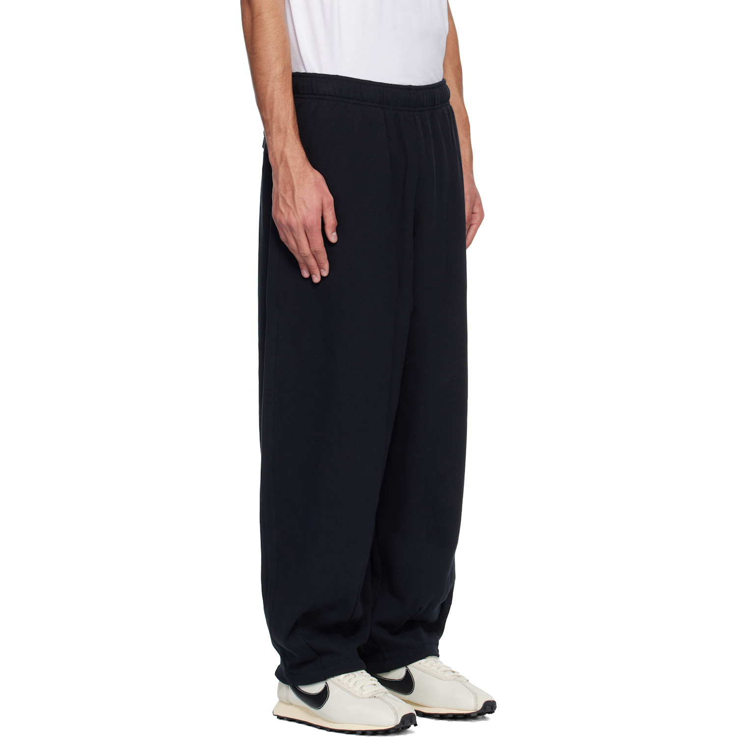  Nike Black Nike Club Oversized Cuffed Fleece Sweatpants 