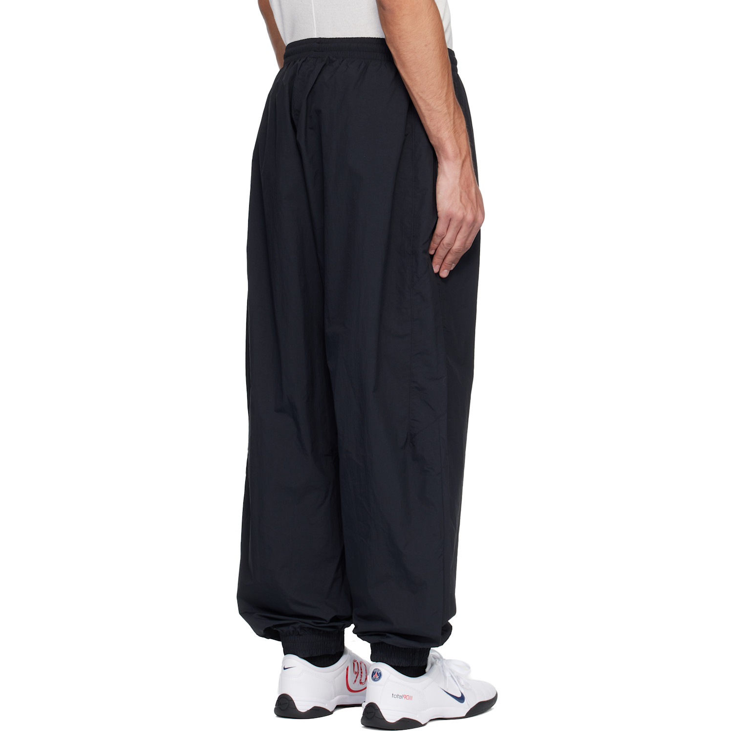  Nike Black Nike Club Oversized Woven Track Pants 