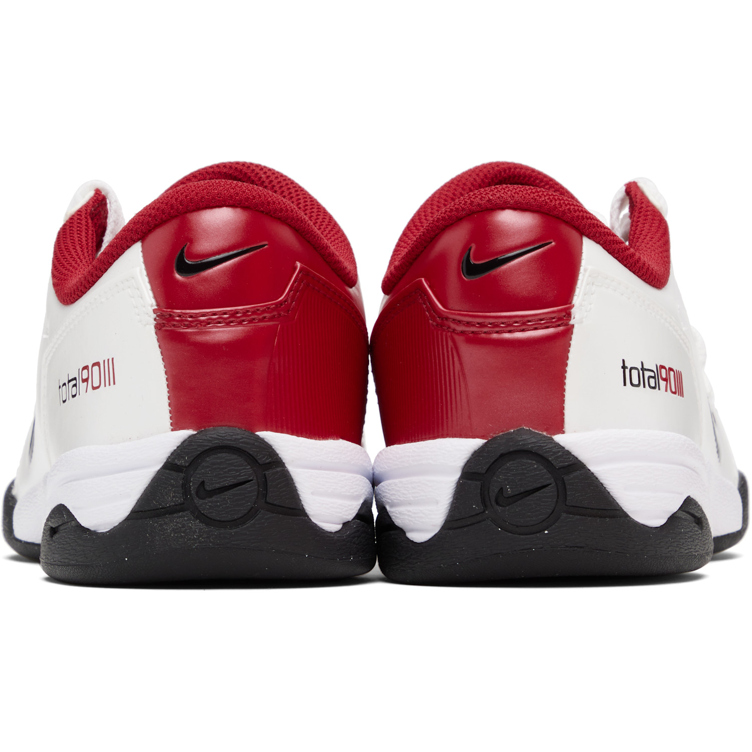  Nike White & Red Total 90 Sneakers 
