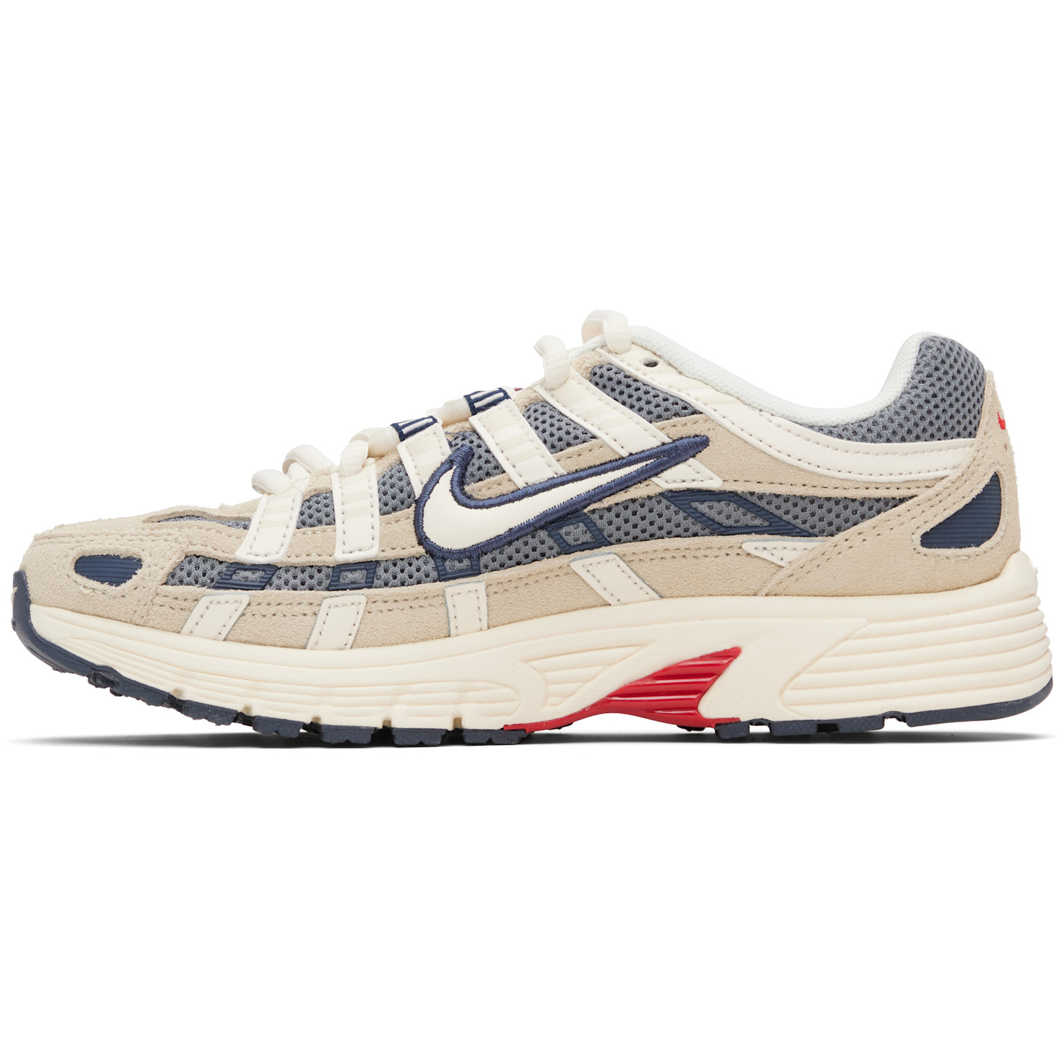  Nike Gray & Taupe P-6000 Suede Sneakers 