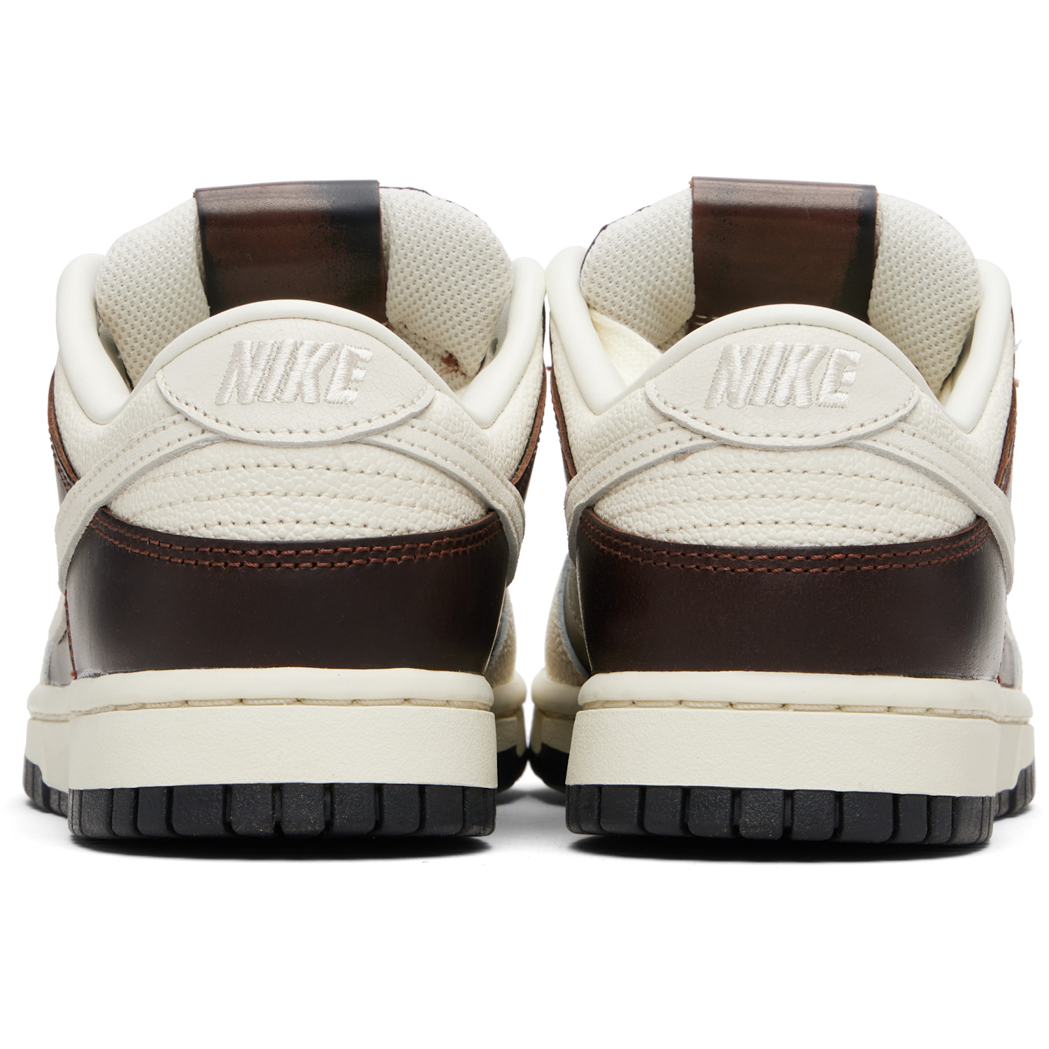  Nike Brown & Off White Dunk Low Retro Sneakers 