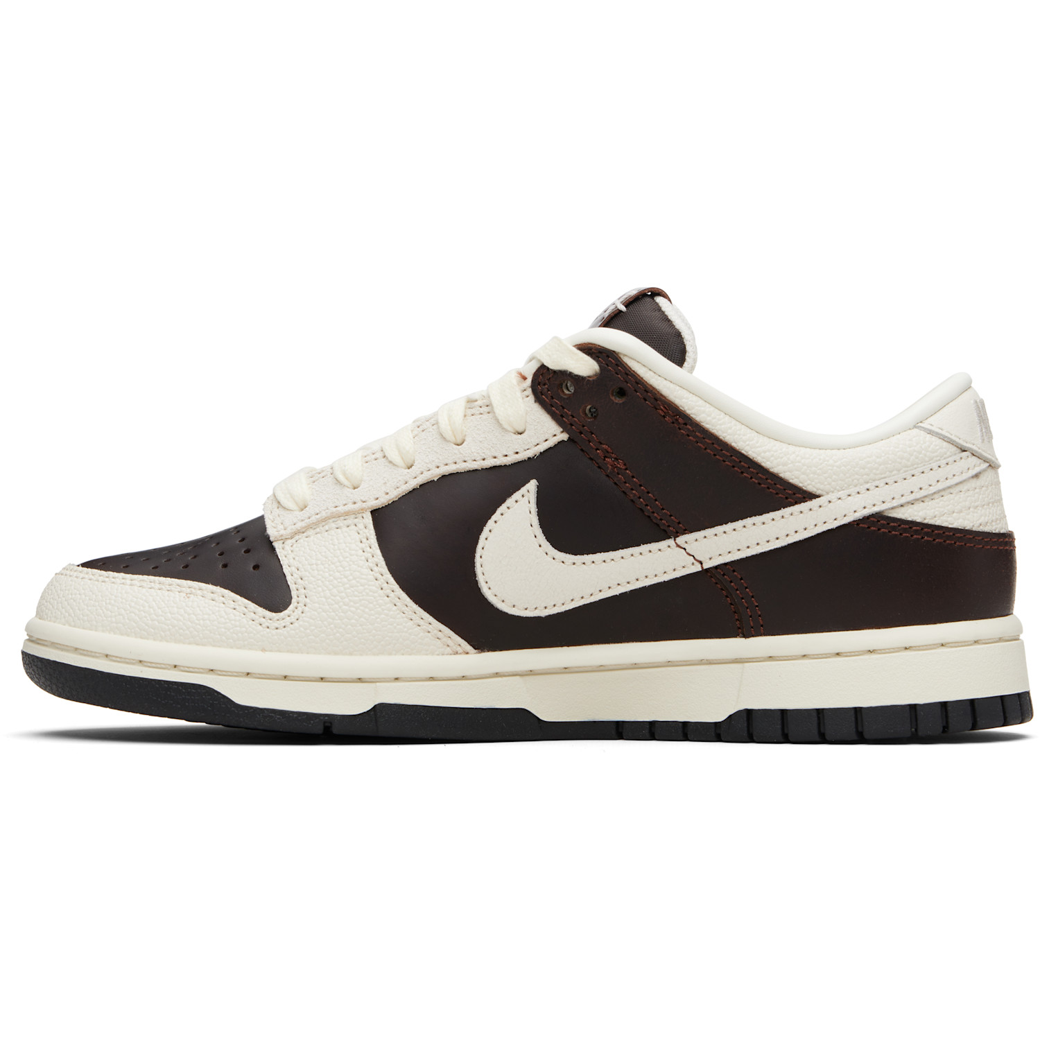  Nike Brown & Off White Dunk Low Retro Sneakers 