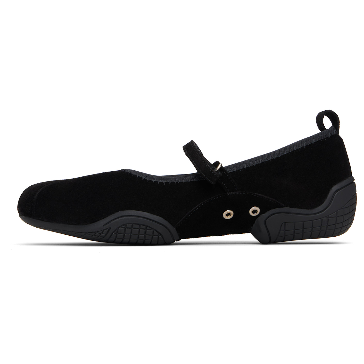  Nicole Saldaña Black Sophie Ballerina Flats 