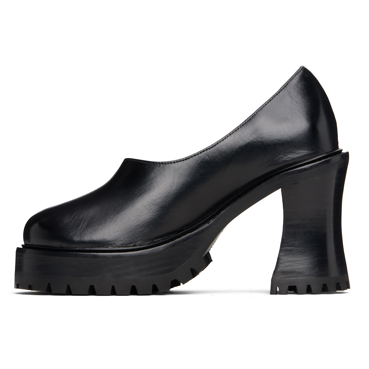 Nicole Saldaña Black Hannah Platform Heels 