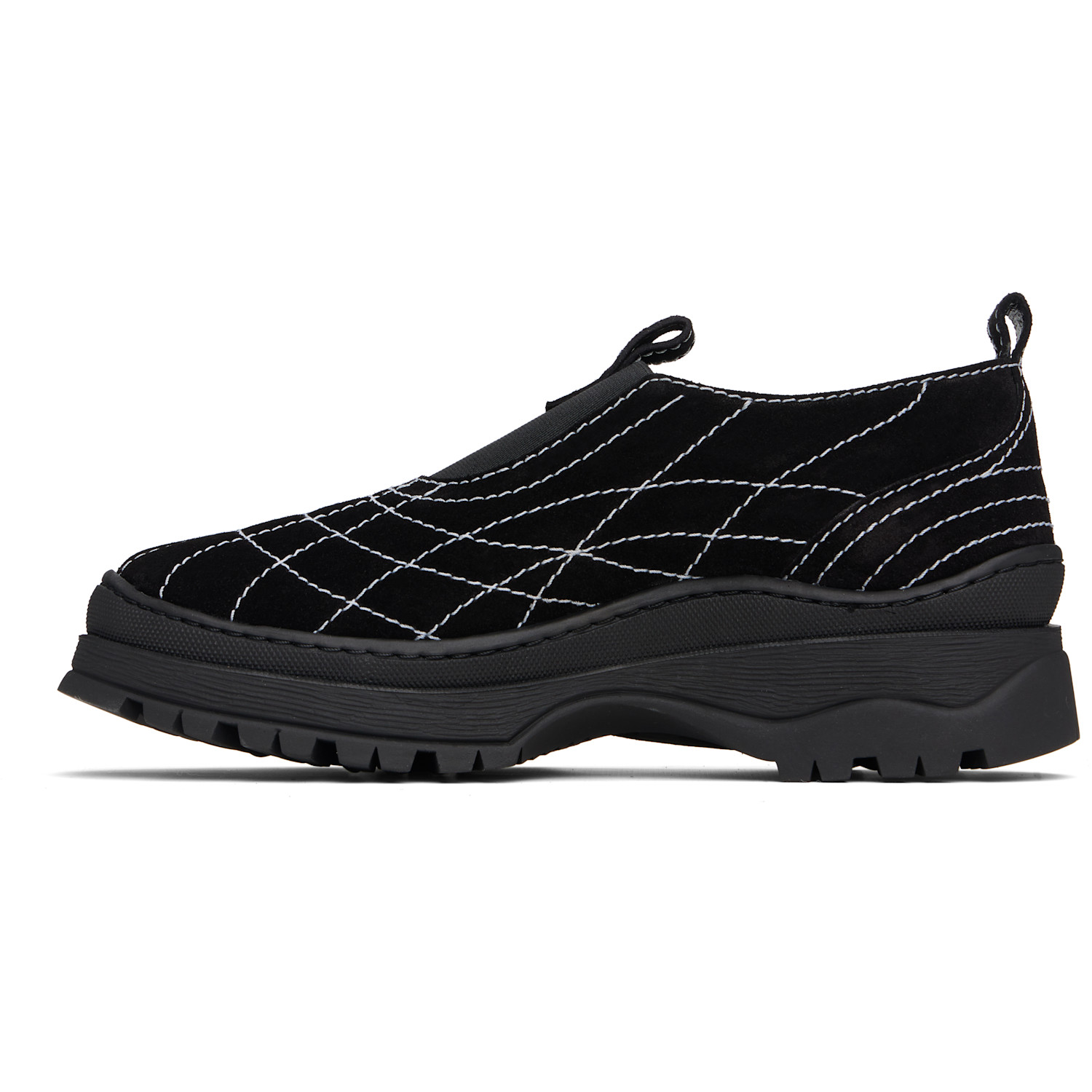  Nicole Saldaña Black Sacha Suede Sneakers 