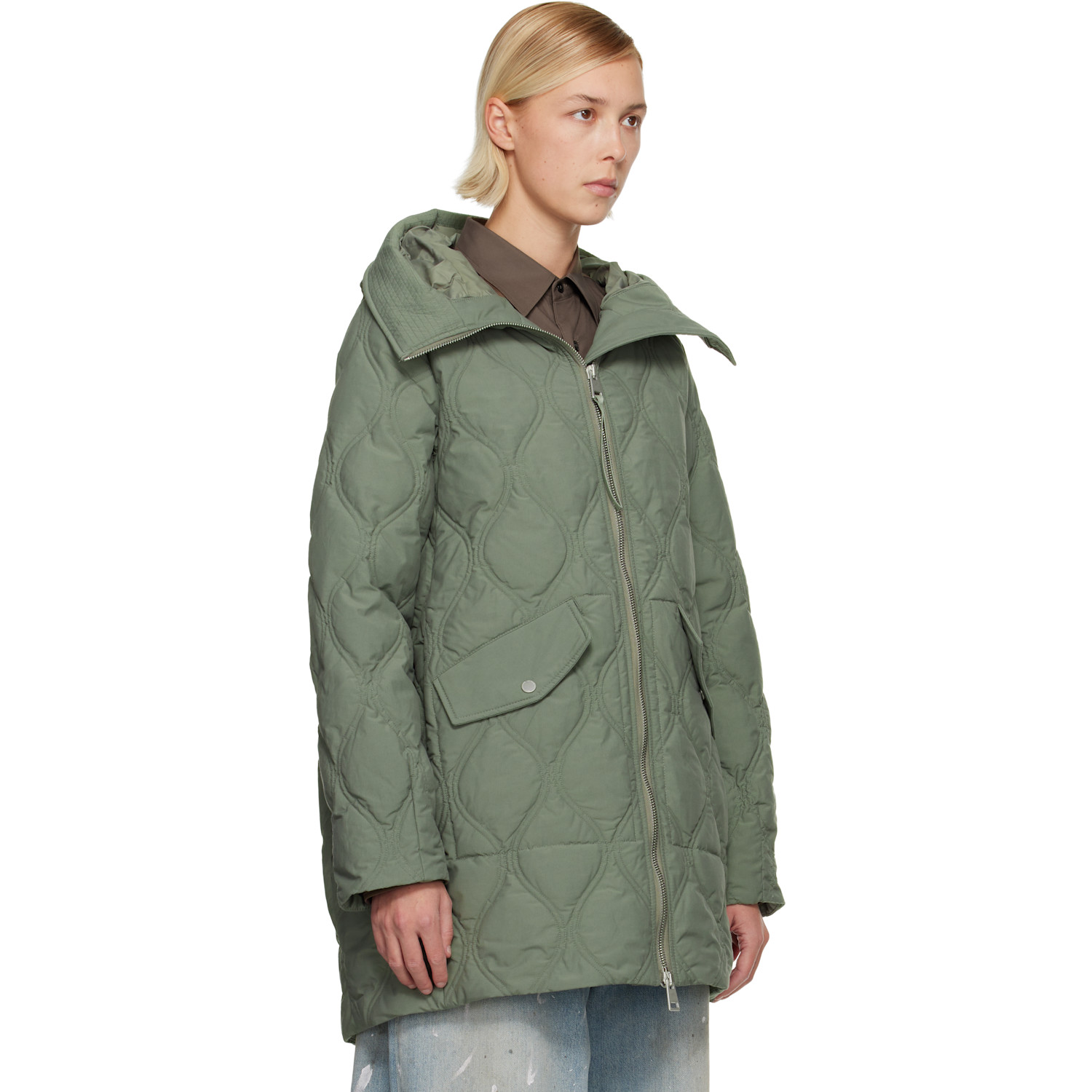  Canada Goose Green Alessia Down Coat 
