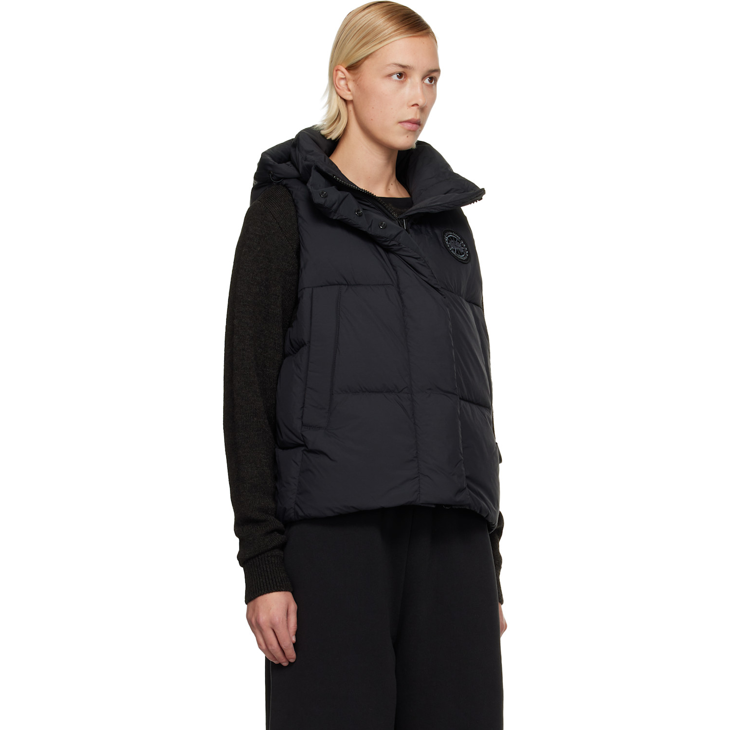  Canada Goose Black 'black Label' Junction Down Vest 