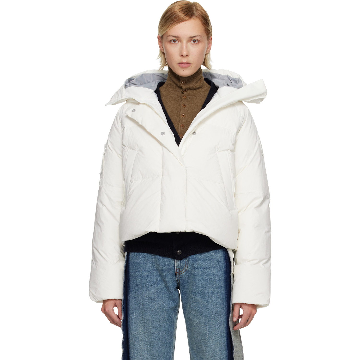 Canada Goose White Chilliwack Down Jacket