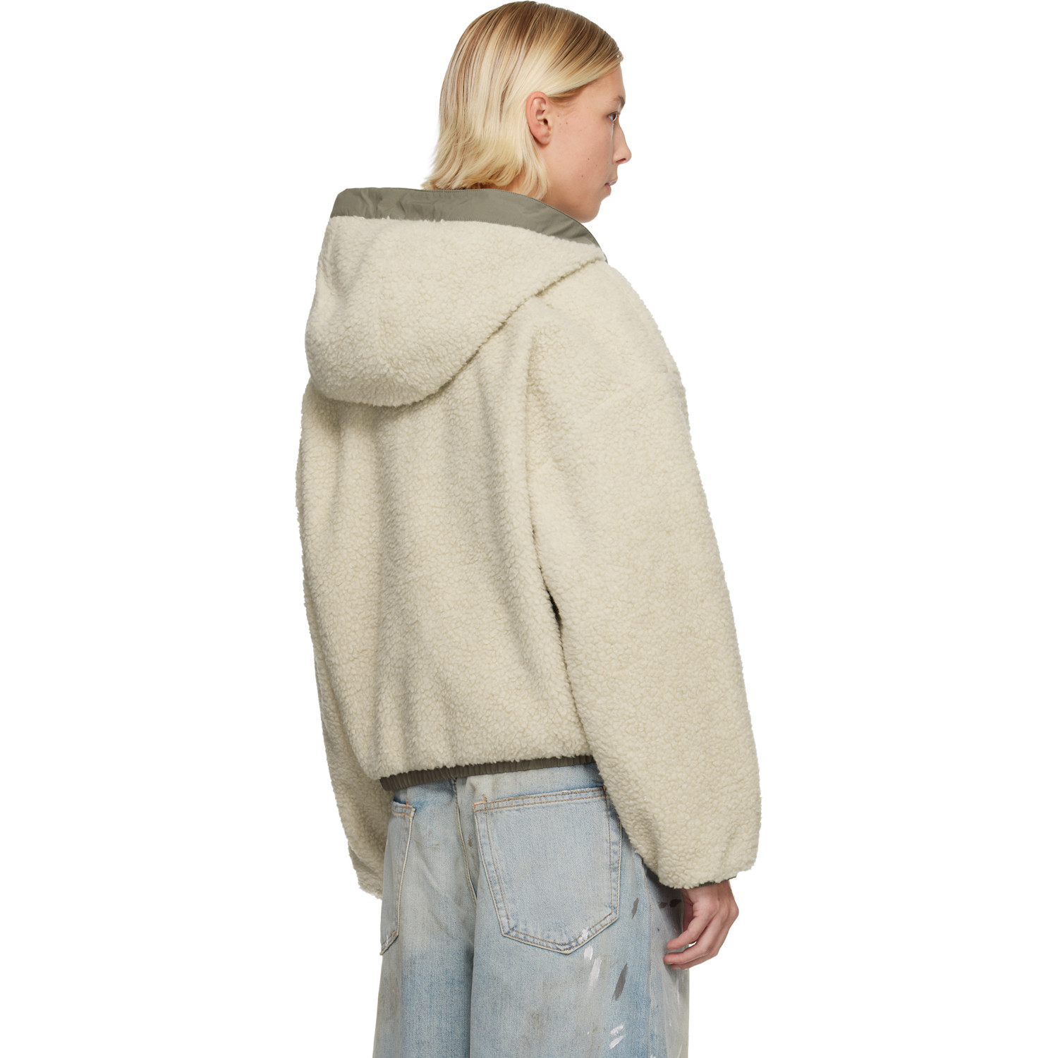  Canada Goose Green Alberni Fleece Reversible Jacket 