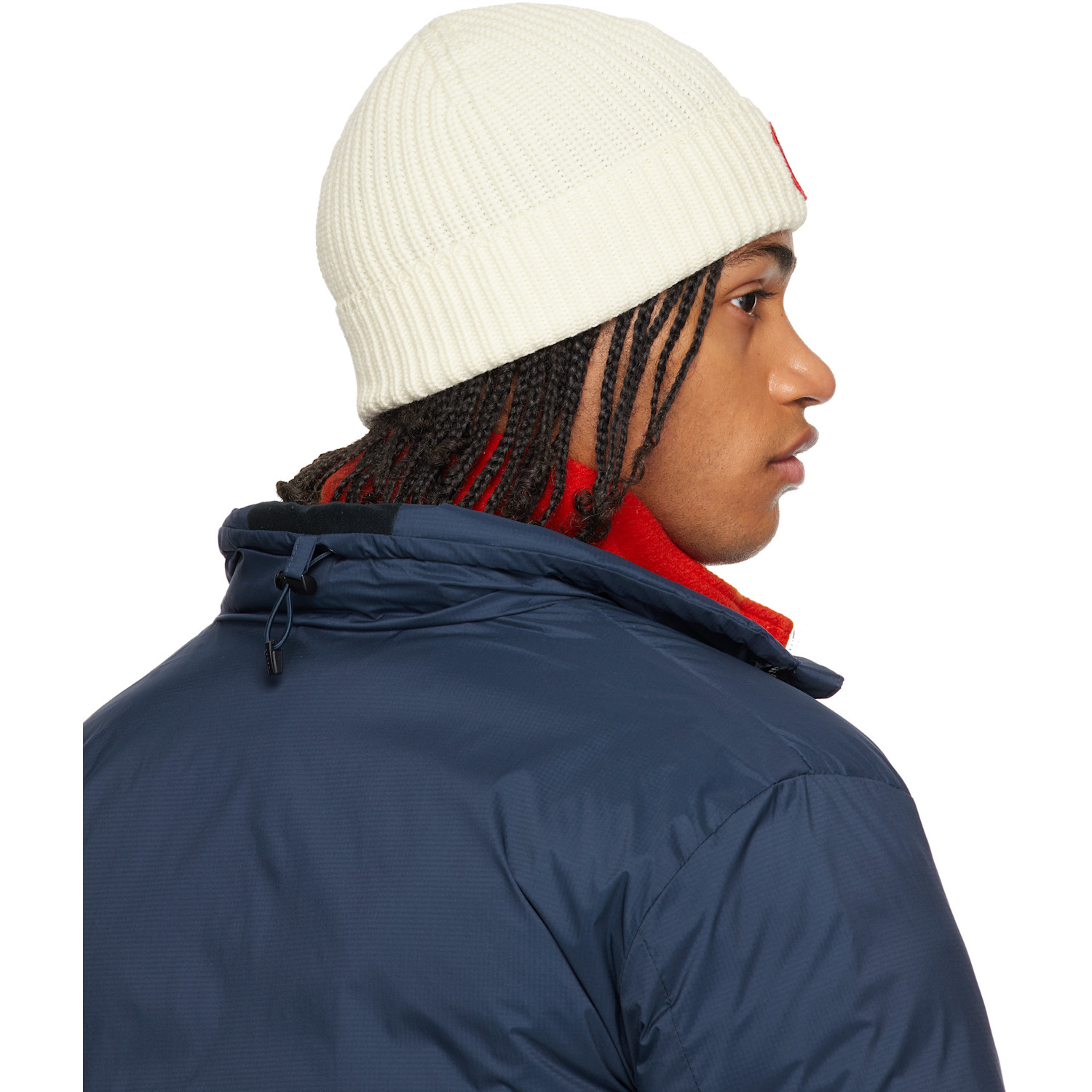  Canada Goose Off-white Rib Beanie 