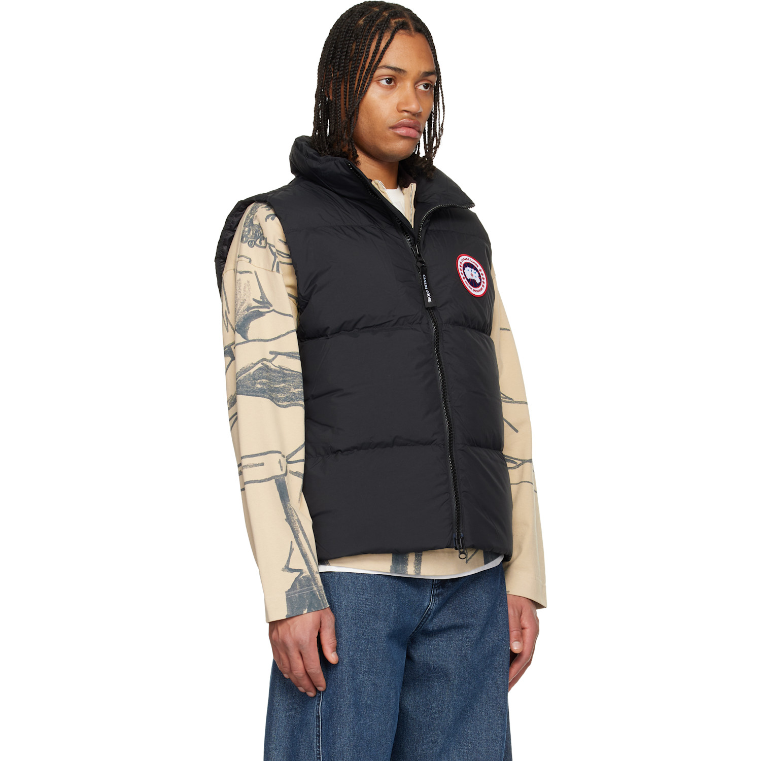  Canada Goose Black Lawrence Puffer Down Vest 