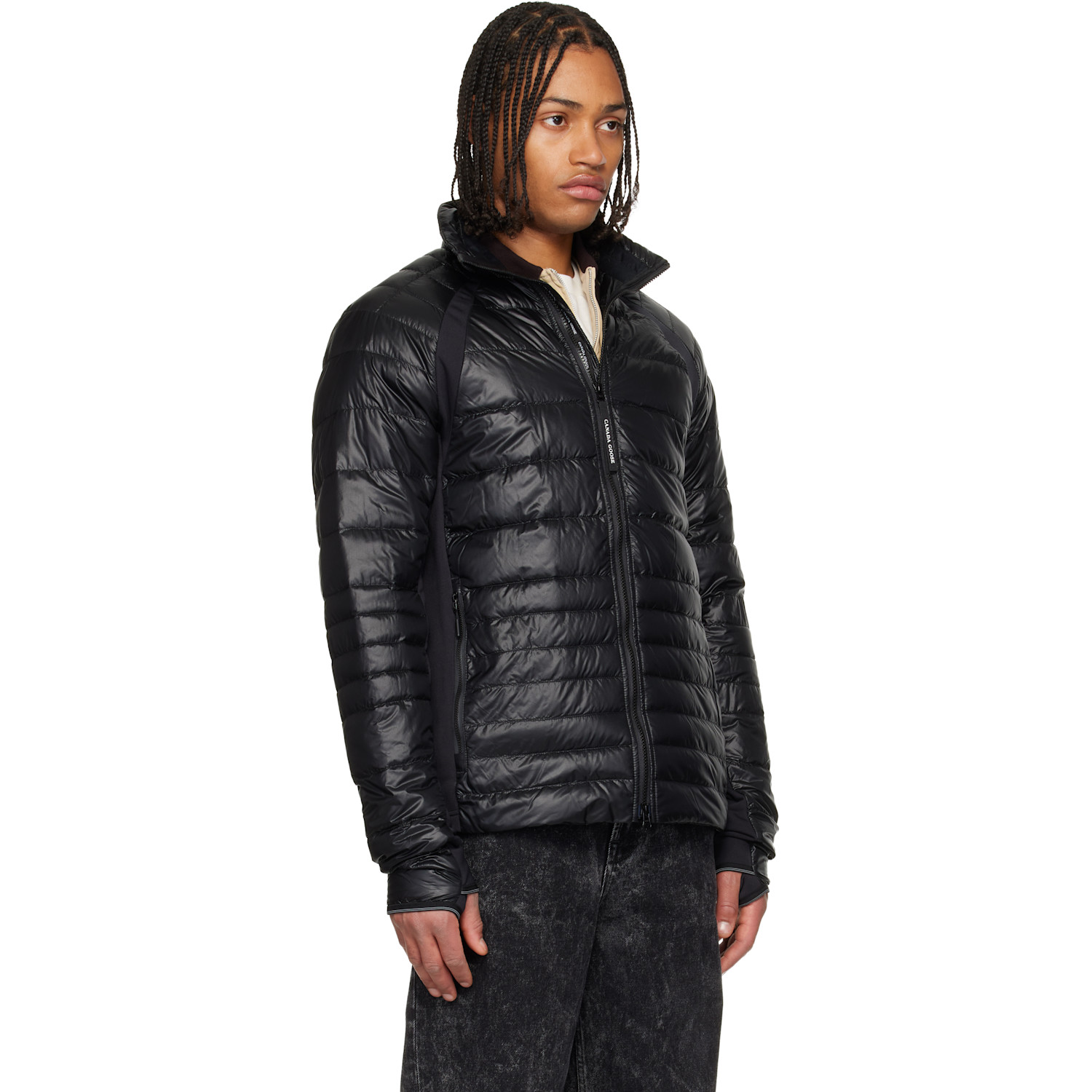  Canada Goose Black Hybridge Lite Down Jacket 