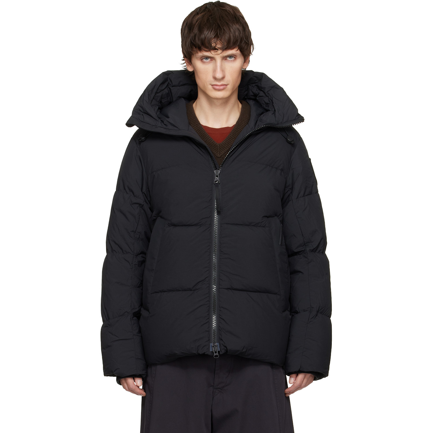 Canada Goose Black 'Black Label' Crofton Puffer EnduraLuxe Down Jacket